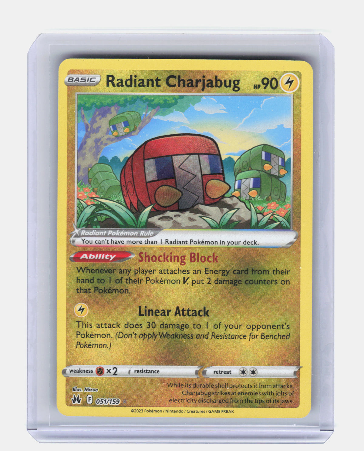 SWSH: Crown Zenith #051/159 Radiant Charjabug