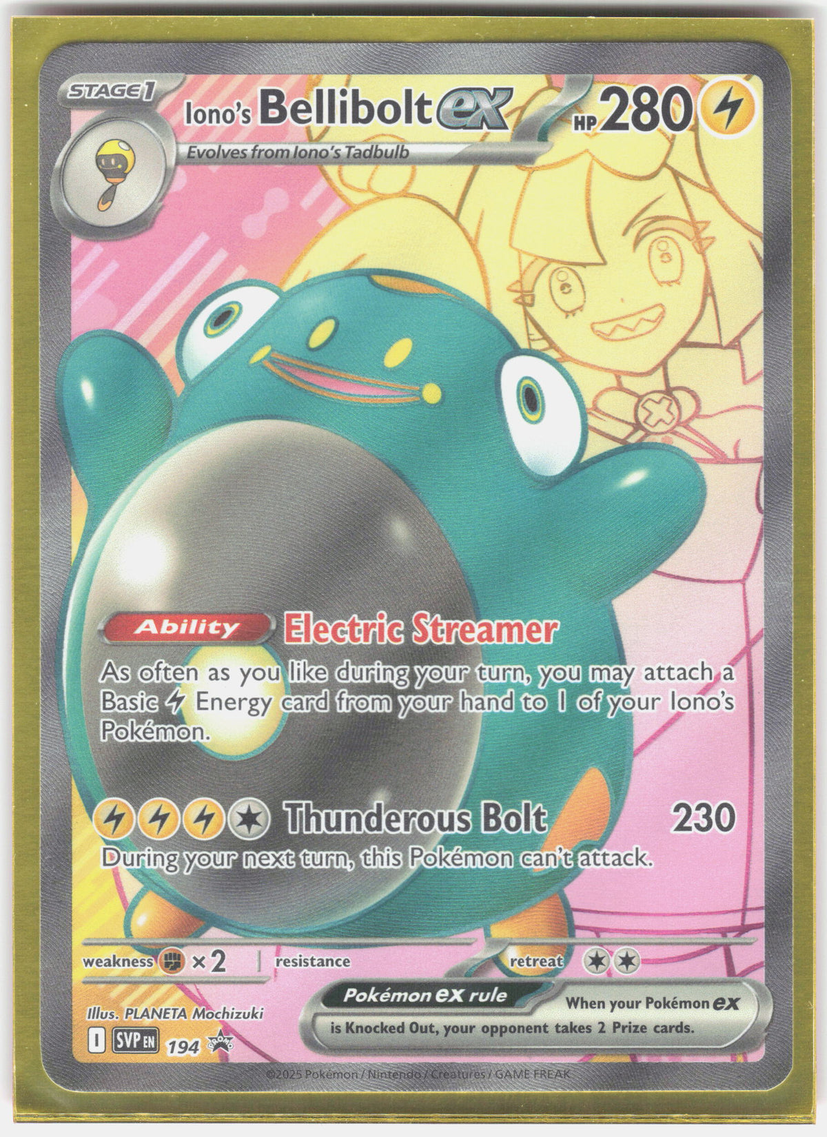 SV: Scarlet & Violet Promo Cards #194 Iono's Bellibolt ex