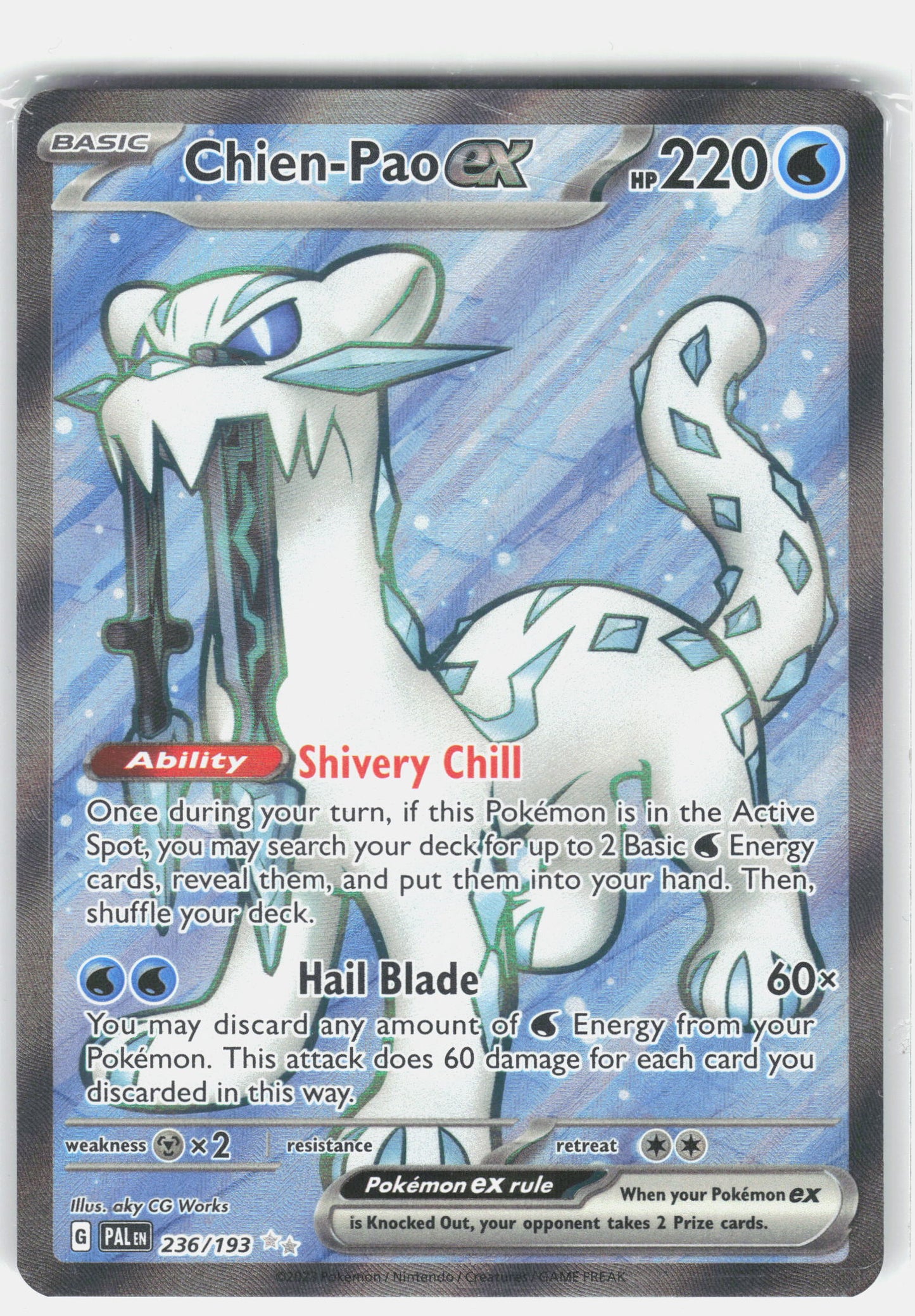 SV02: Paldea Evolved #236/193 Chien-Pao ex