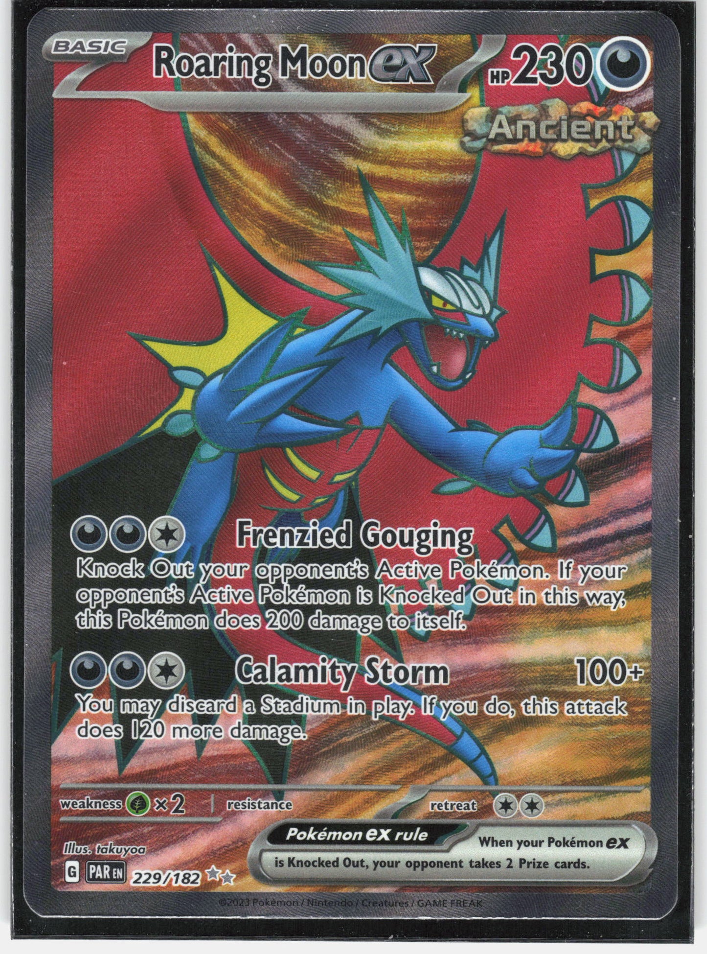 SV04: Paradox Rift #229/182 Roaring Moon ex