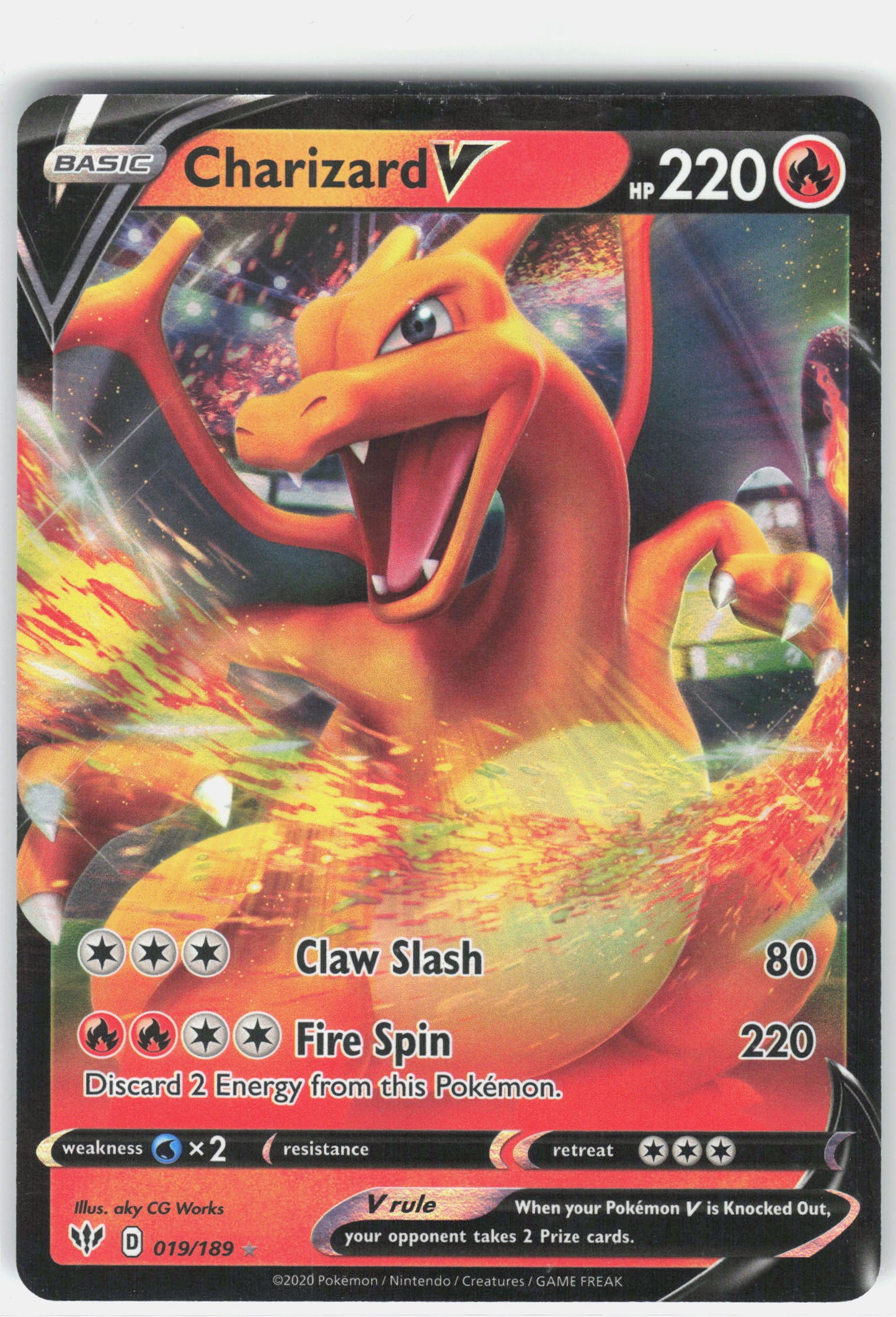 SWSH03: Darkness Ablaze #019/189 Charizard V
