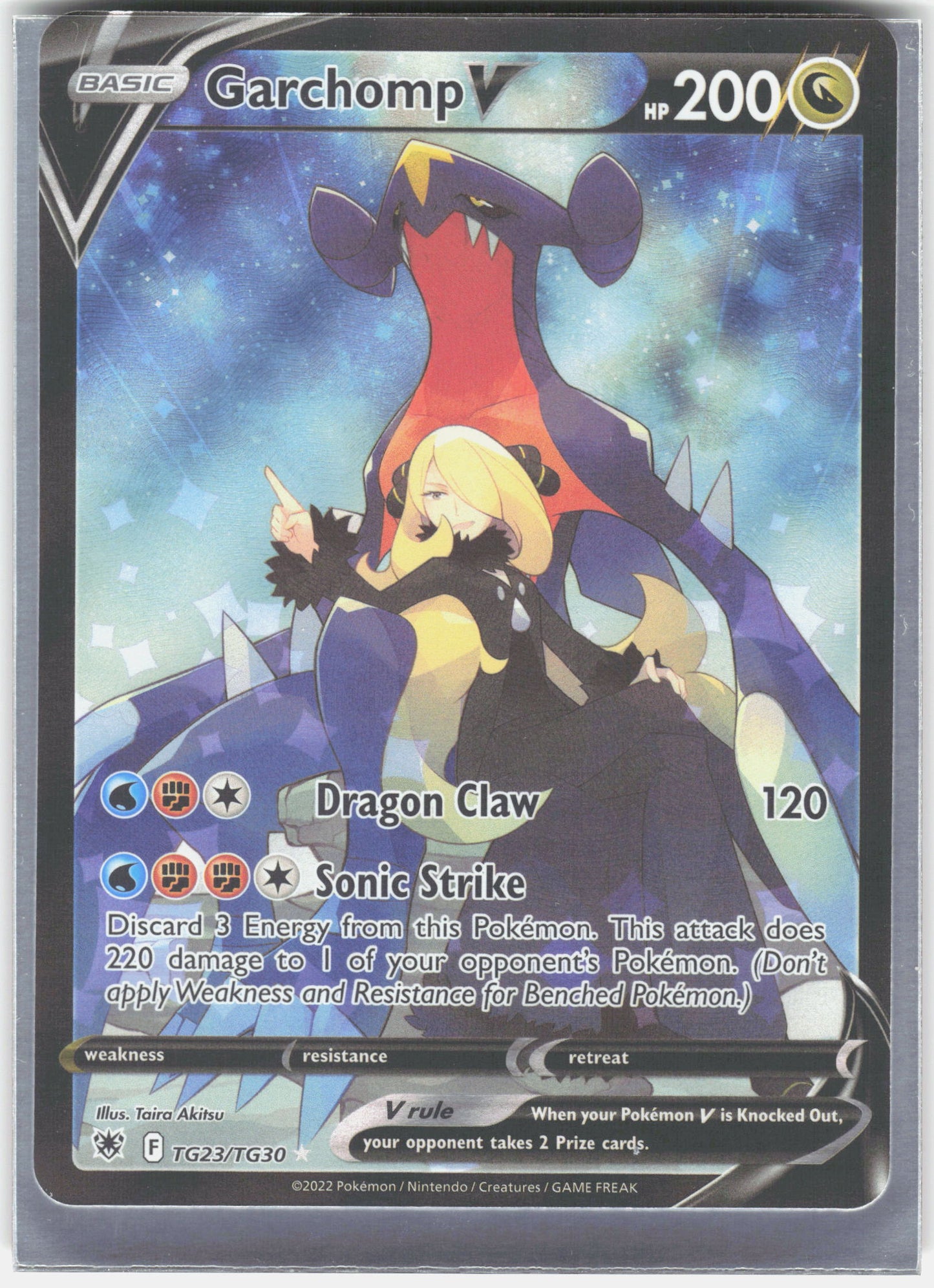 SWSH10: Astral Radiance Trainer Gallery #TG23/TG30 Garchomp V