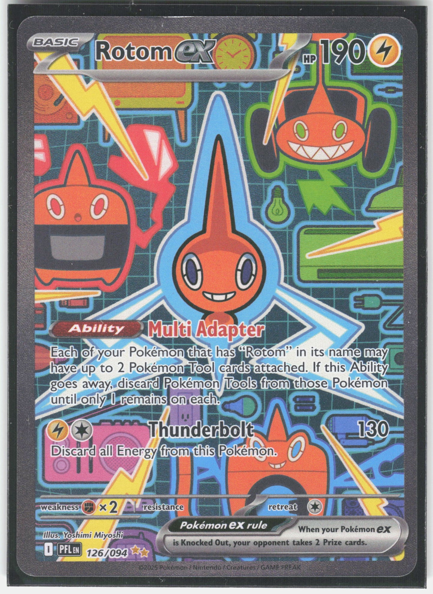 ME02: Phantasmal Flames #126/094 Rotom ex