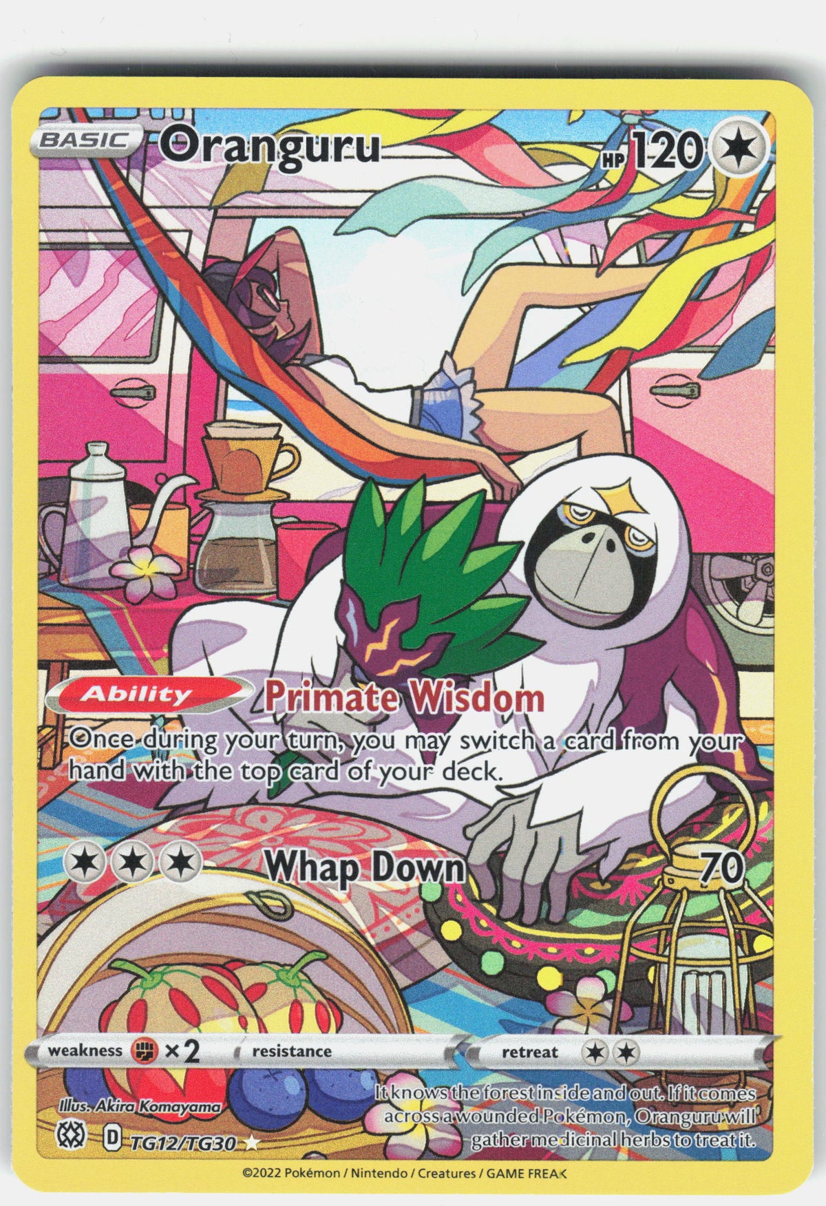 SWSH09: Brilliant Stars Trainer Gallery #TG12/TG30 Oranguru