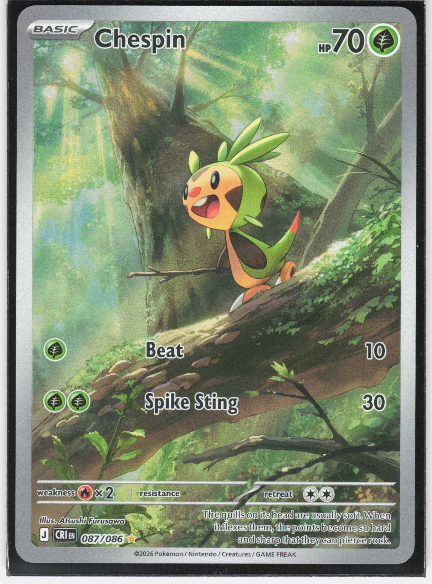 ME04: Chaos Rising #087/086 Chespin