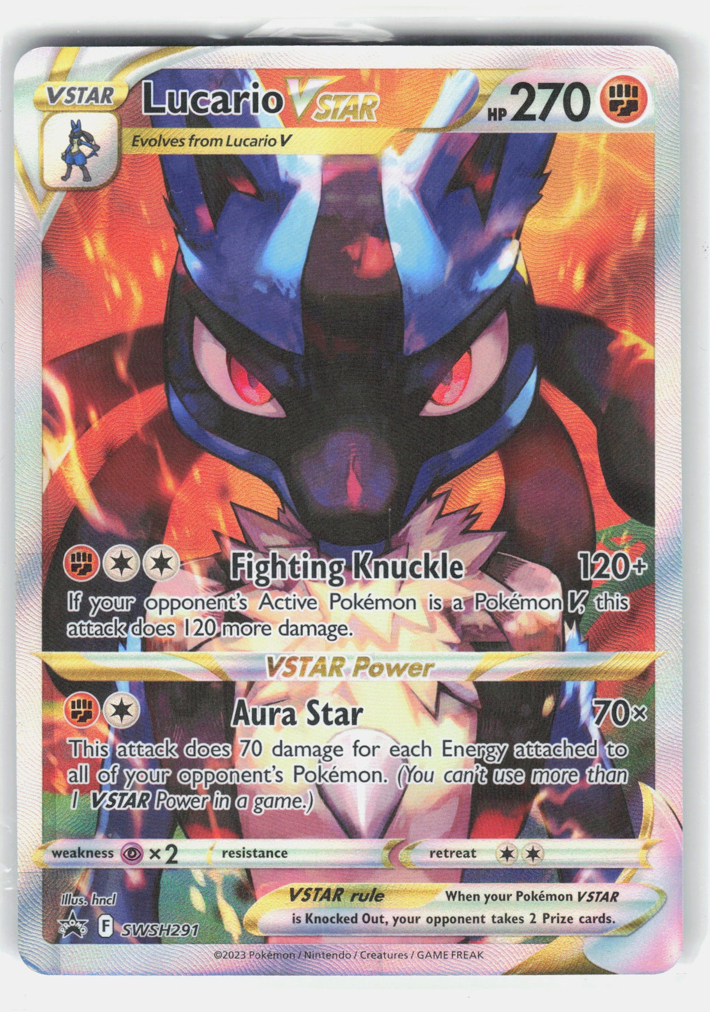 SWSH: Sword & Shield Promo Cards #SWSH291 Lucario VSTAR