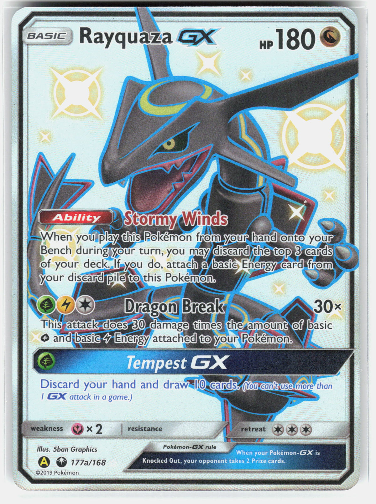 Alternate Art Promos #177a/168 Rayquaza GX