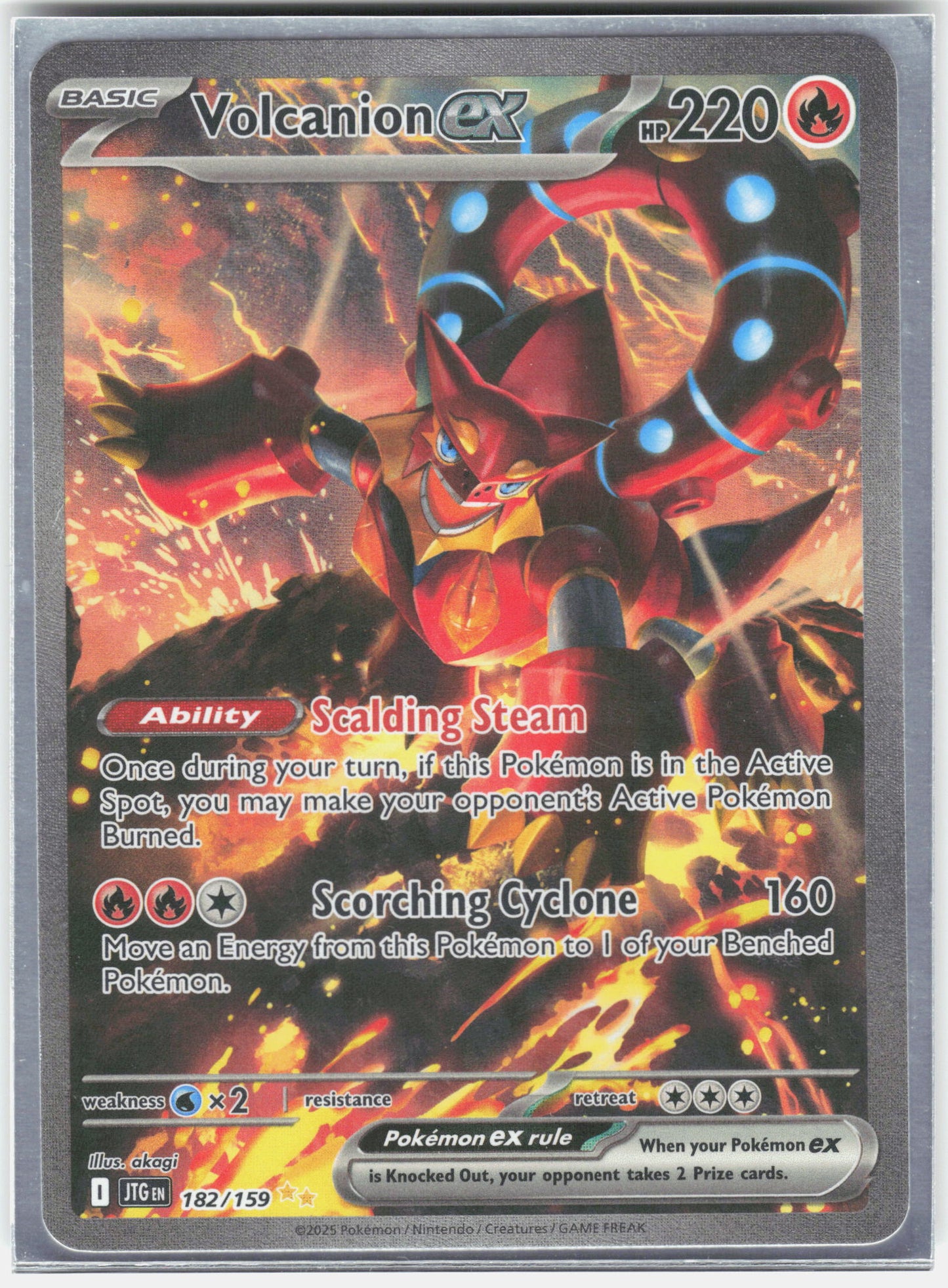 SV09: Journey Together #182/159 Volcanion ex