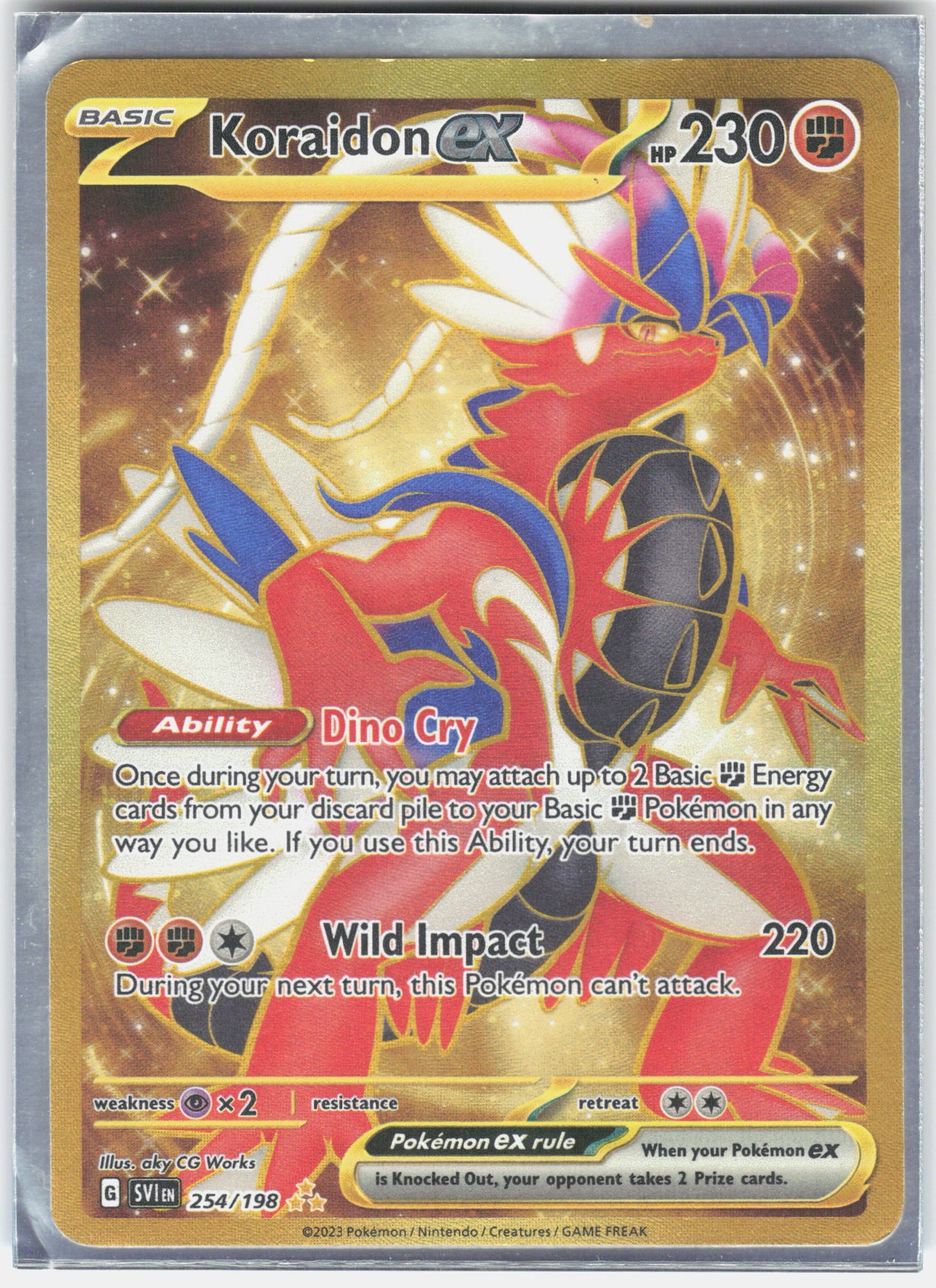 SV01: Scarlet & Violet Base Set #254/198 Koraidon ex