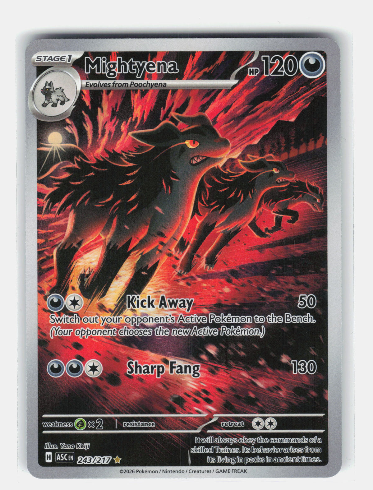 ME: Ascended Heroes #243/217 Mightyena