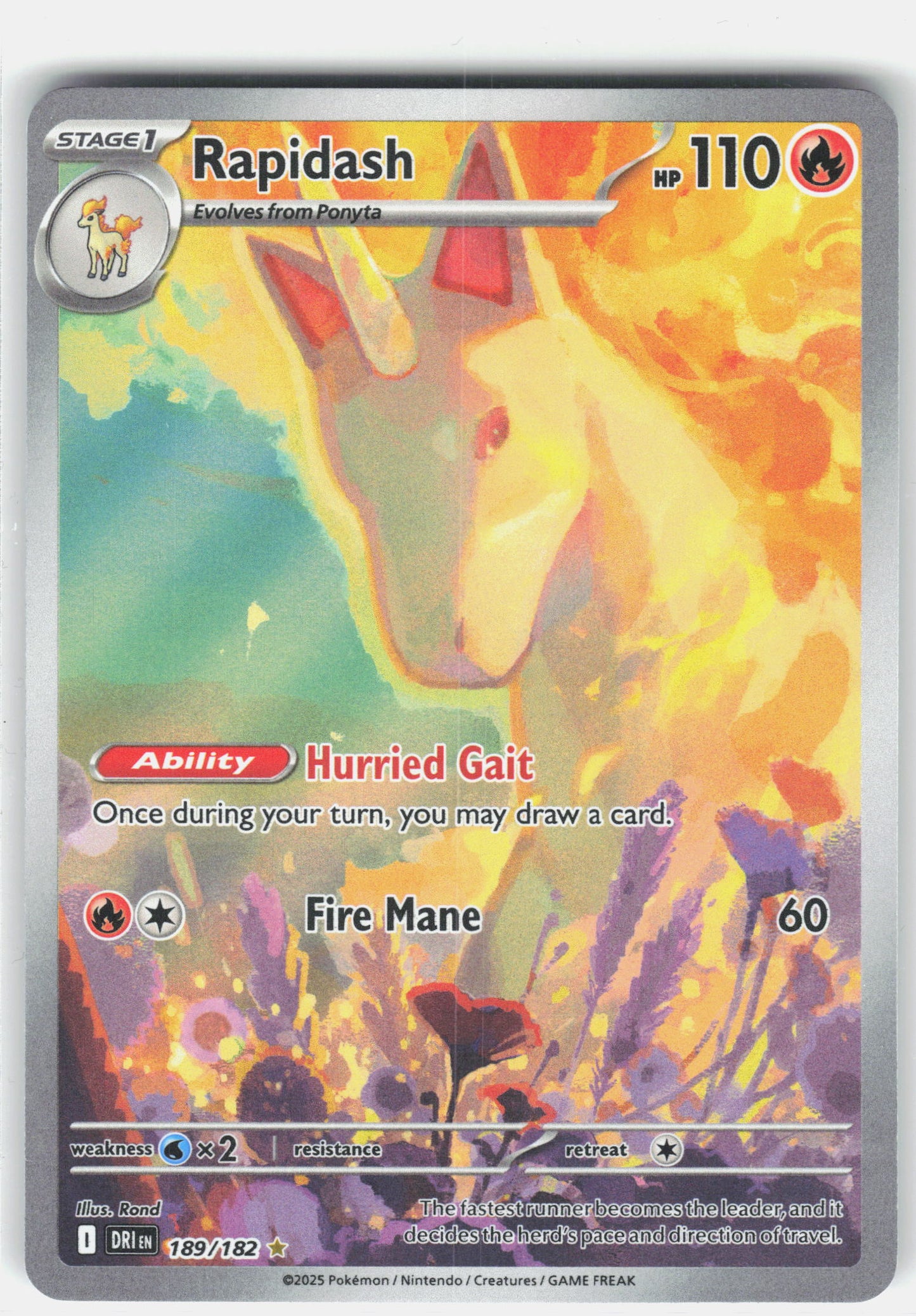 SV10: Destined Rivals #189/182 Rapidash