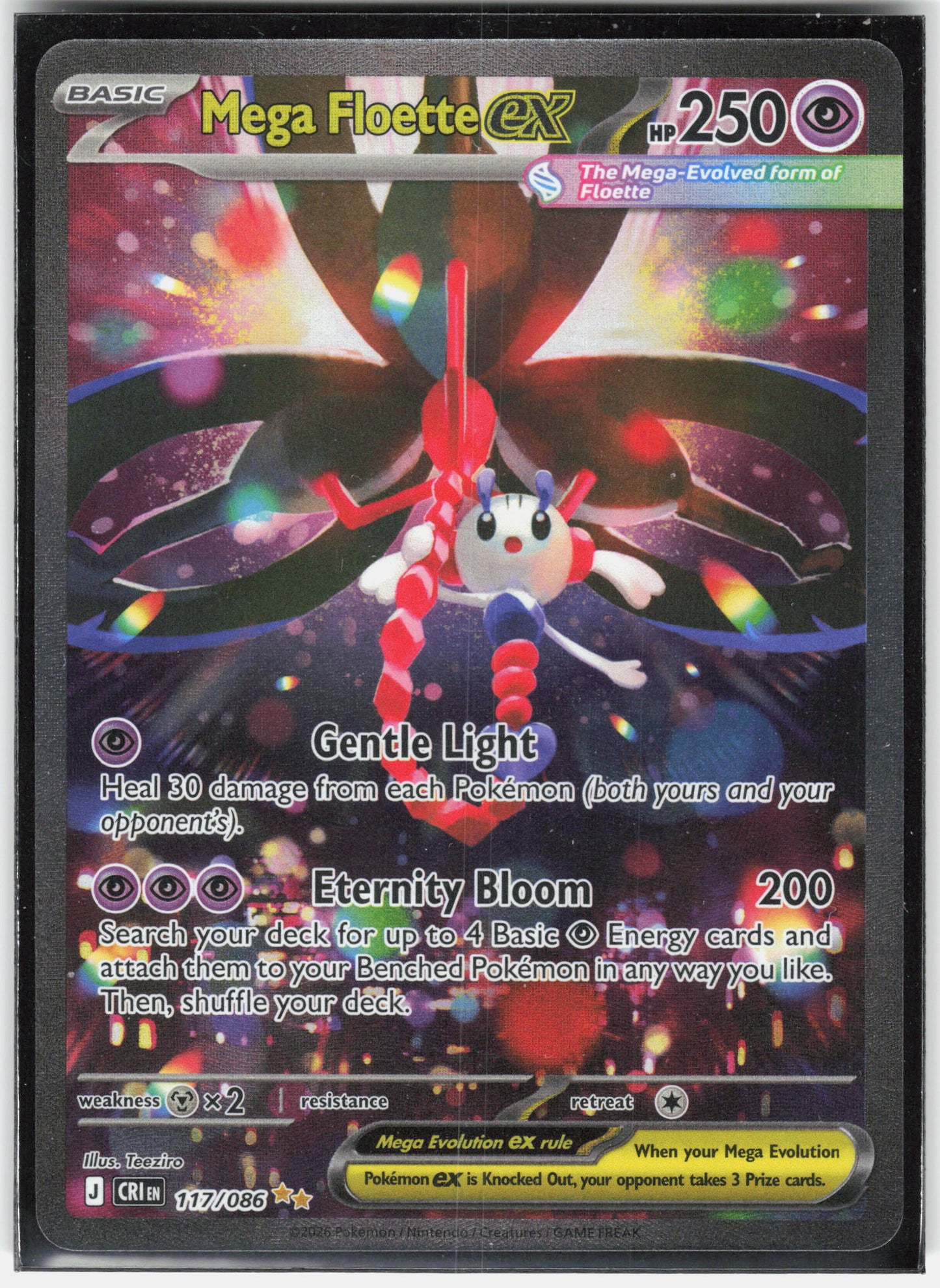 ME04: Chaos Rising #117/086 Mega Floette ex