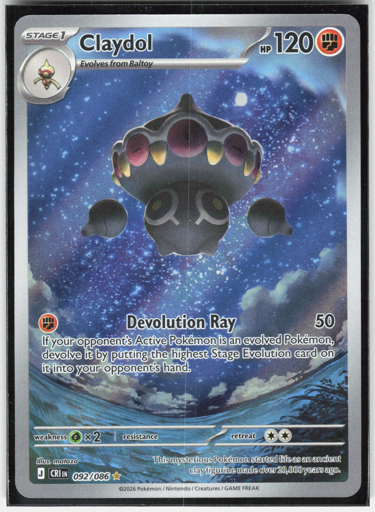 ME04: Chaos Rising #092/086 Claydol