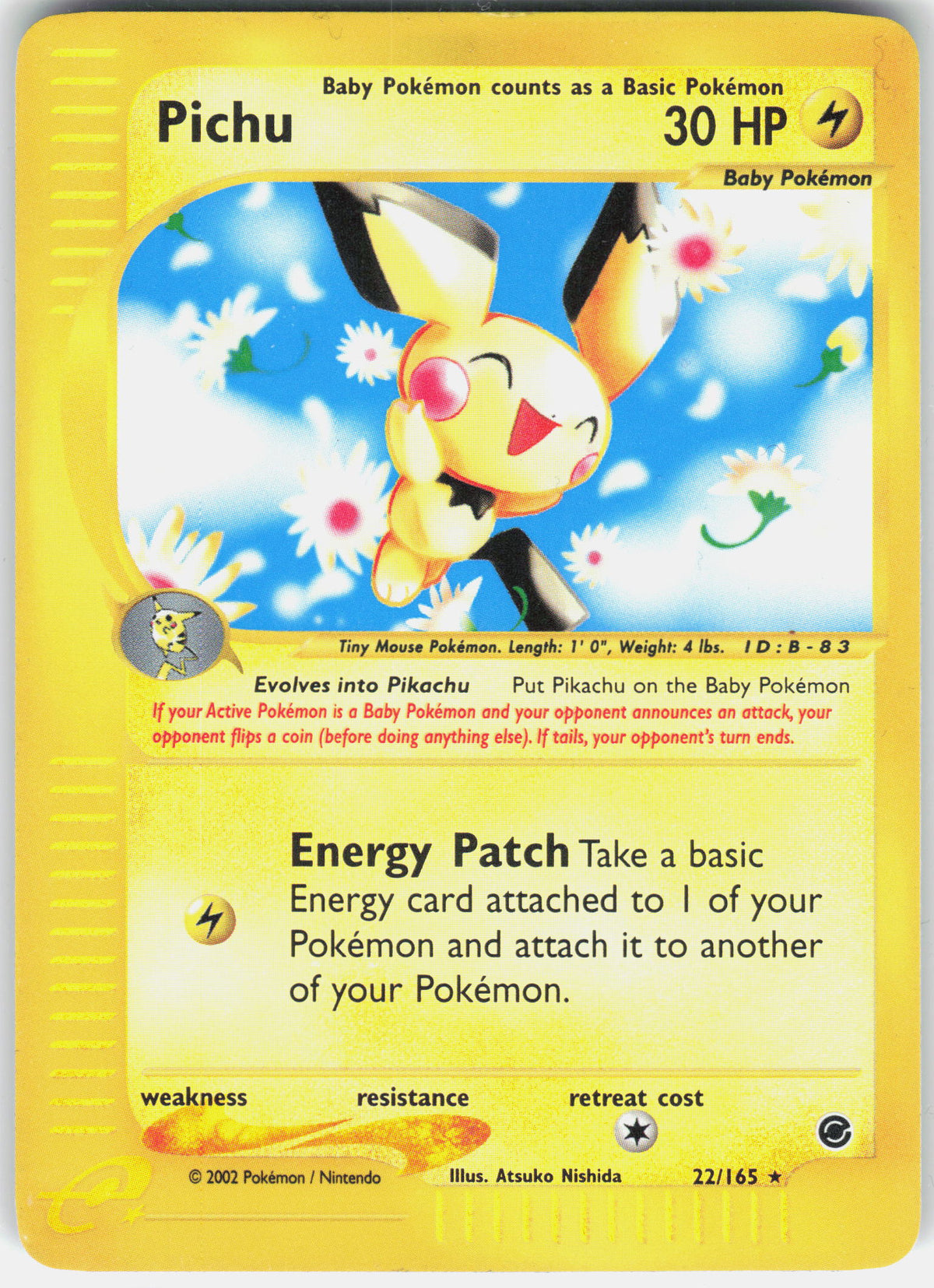 Expedition #058/165 Pichu (58)