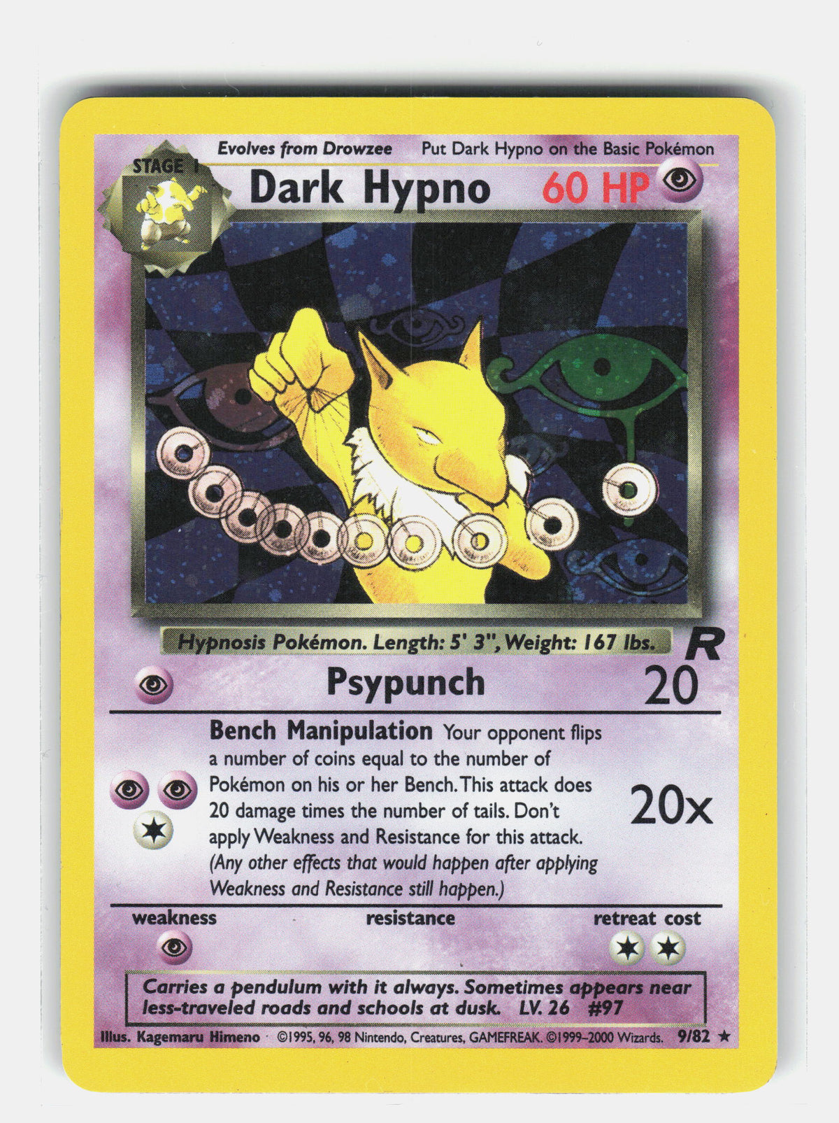 Team Rocket #26/82 Dark Hypno (26)