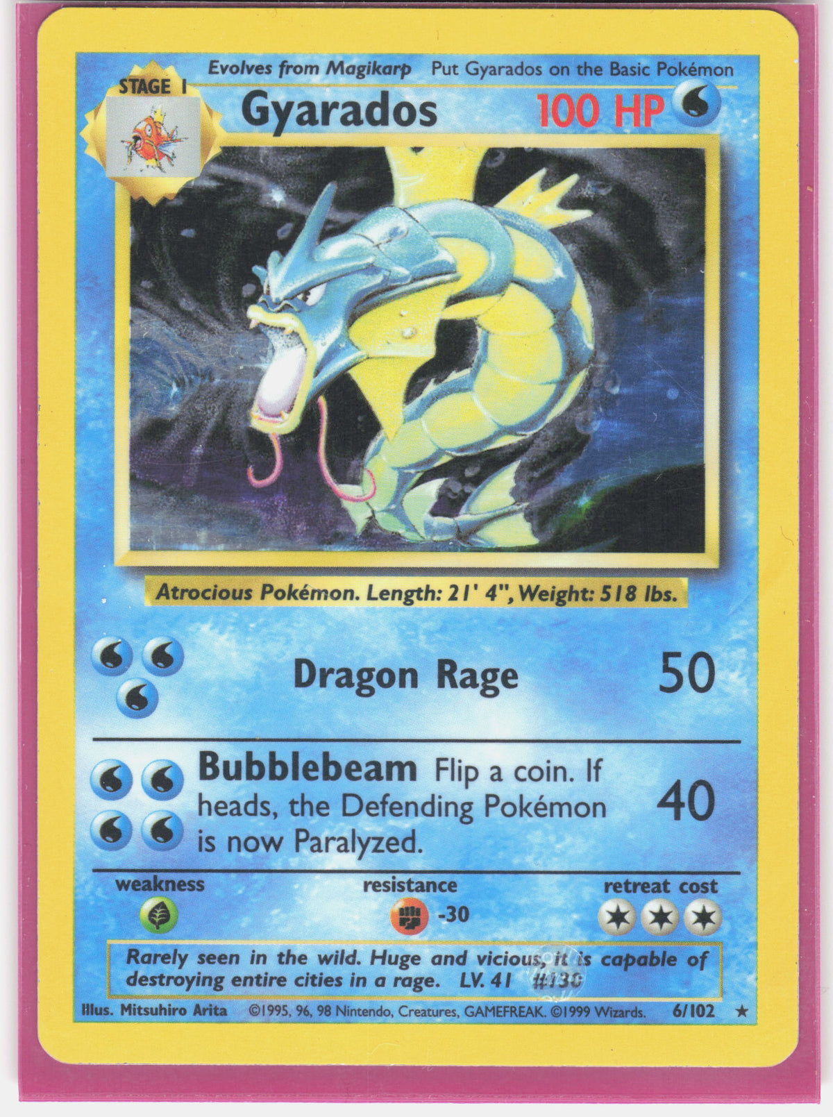Base Set #006/102 Gyarados