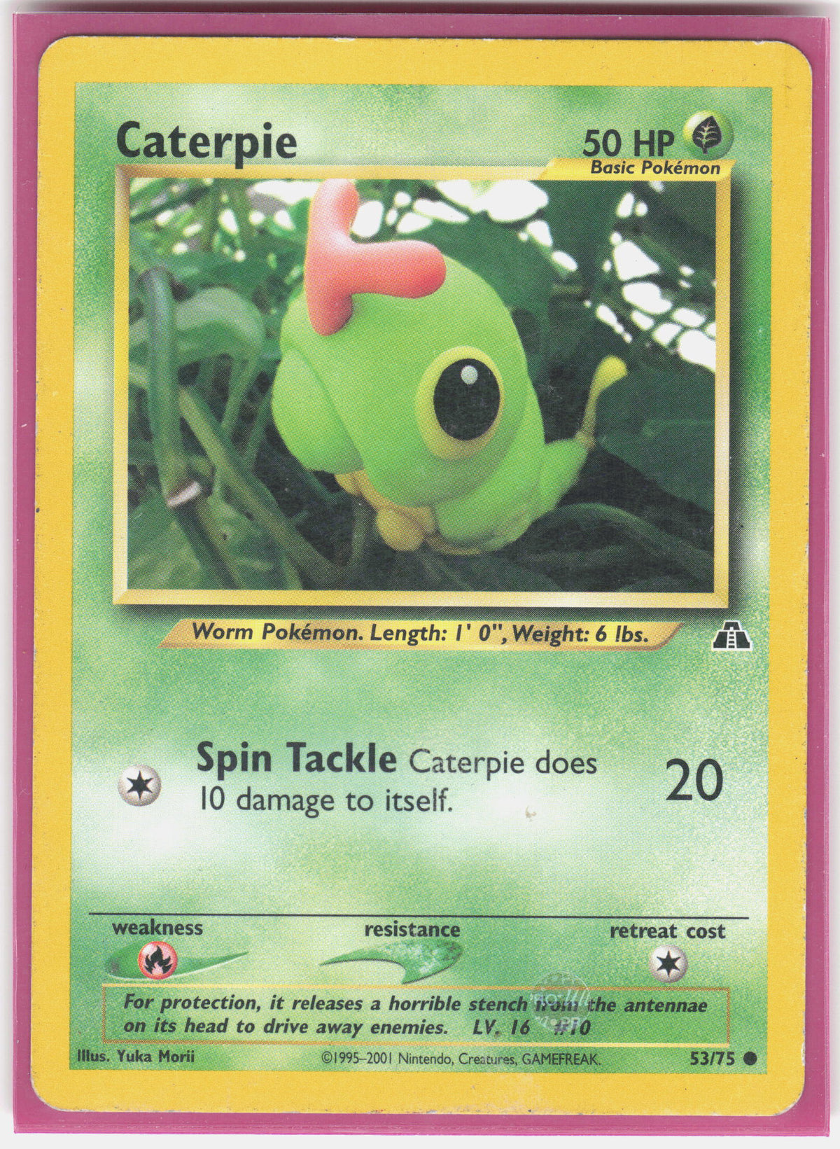 Neo Discovery #53/75 Caterpie YUKA MORII