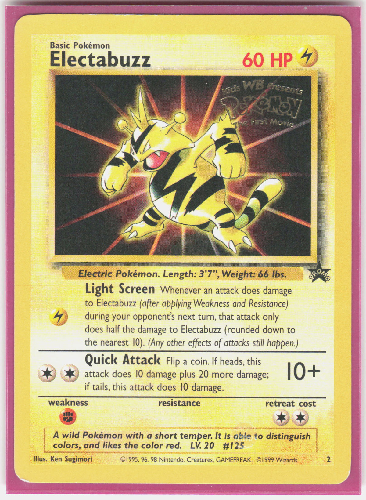 WoTC Promo #02/53 Electabuzz (Movie Promo)