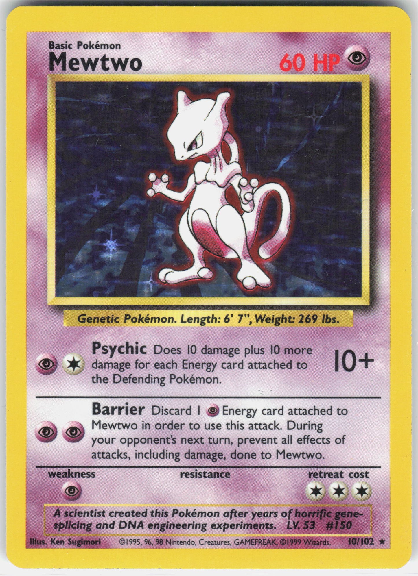 Base Set #010/102 Mewtwo