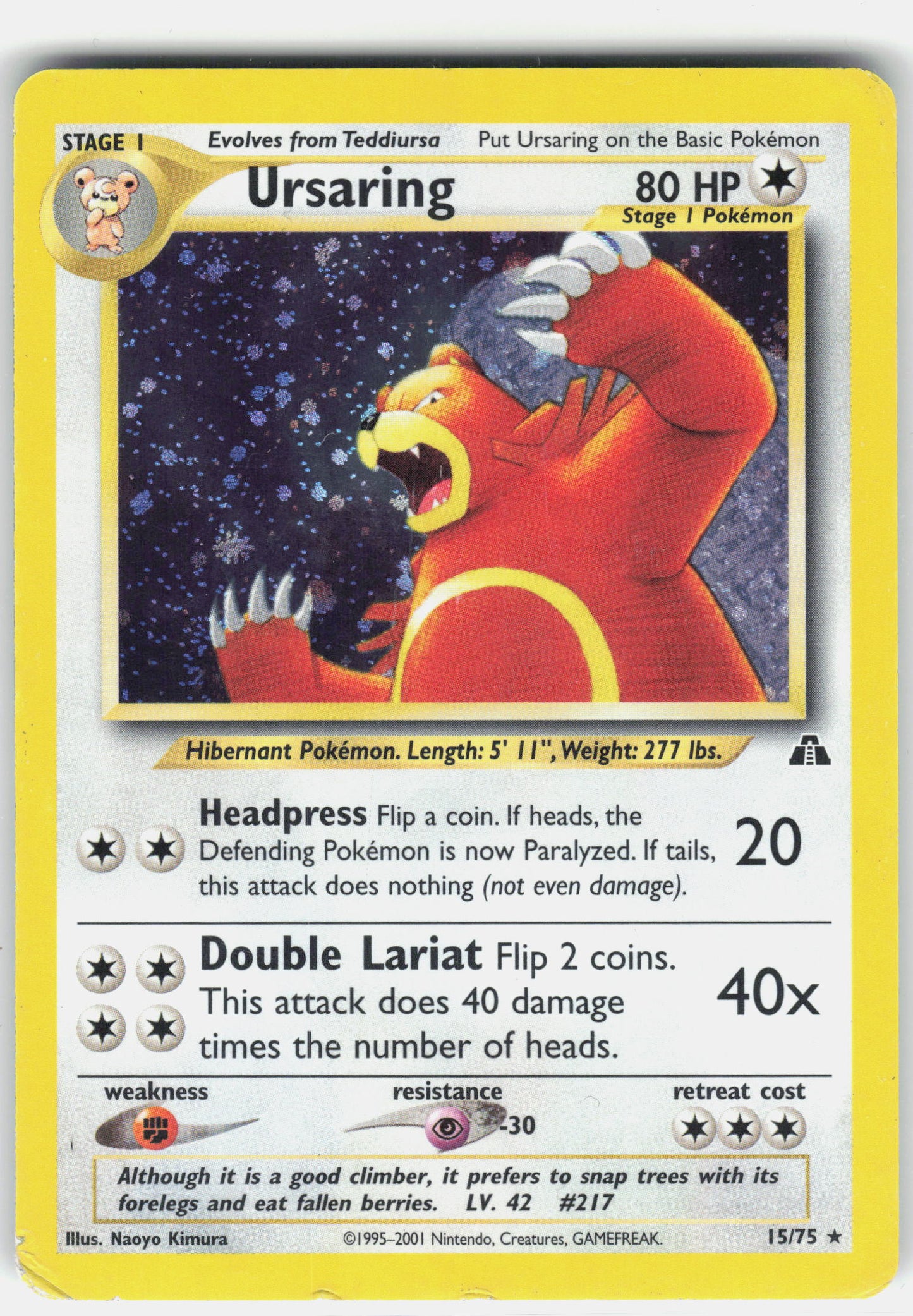 Neo Discovery #34/75 Ursaring (34)