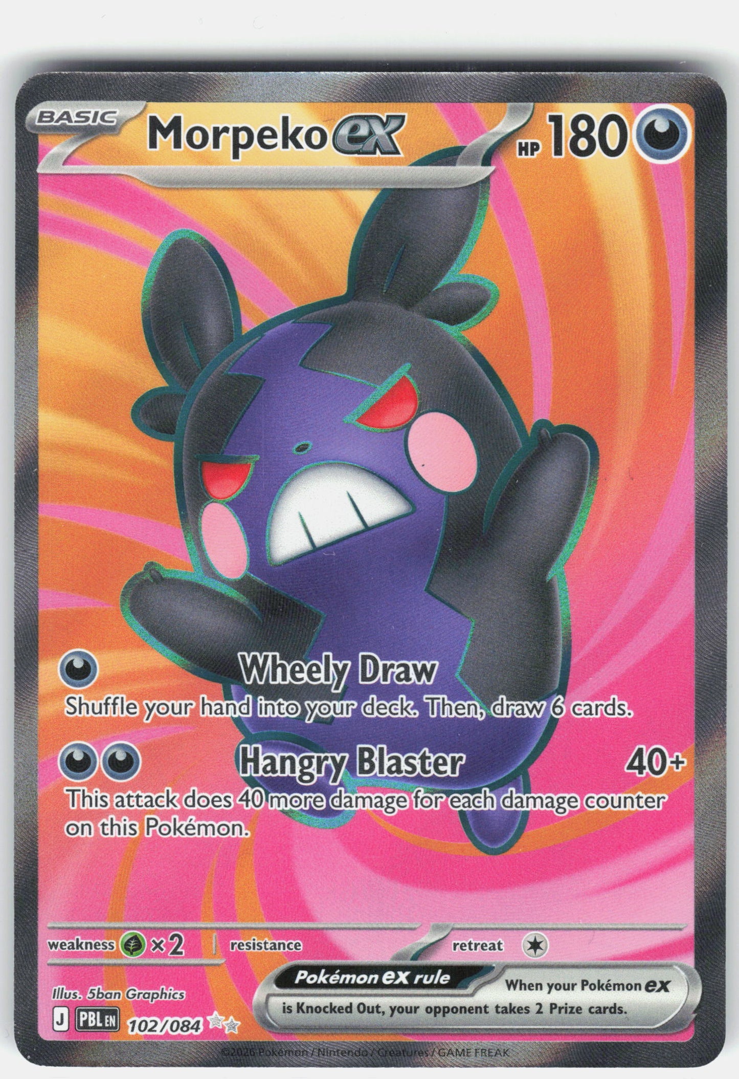 ME05: Pitch Black #102/084 Morpeko ex