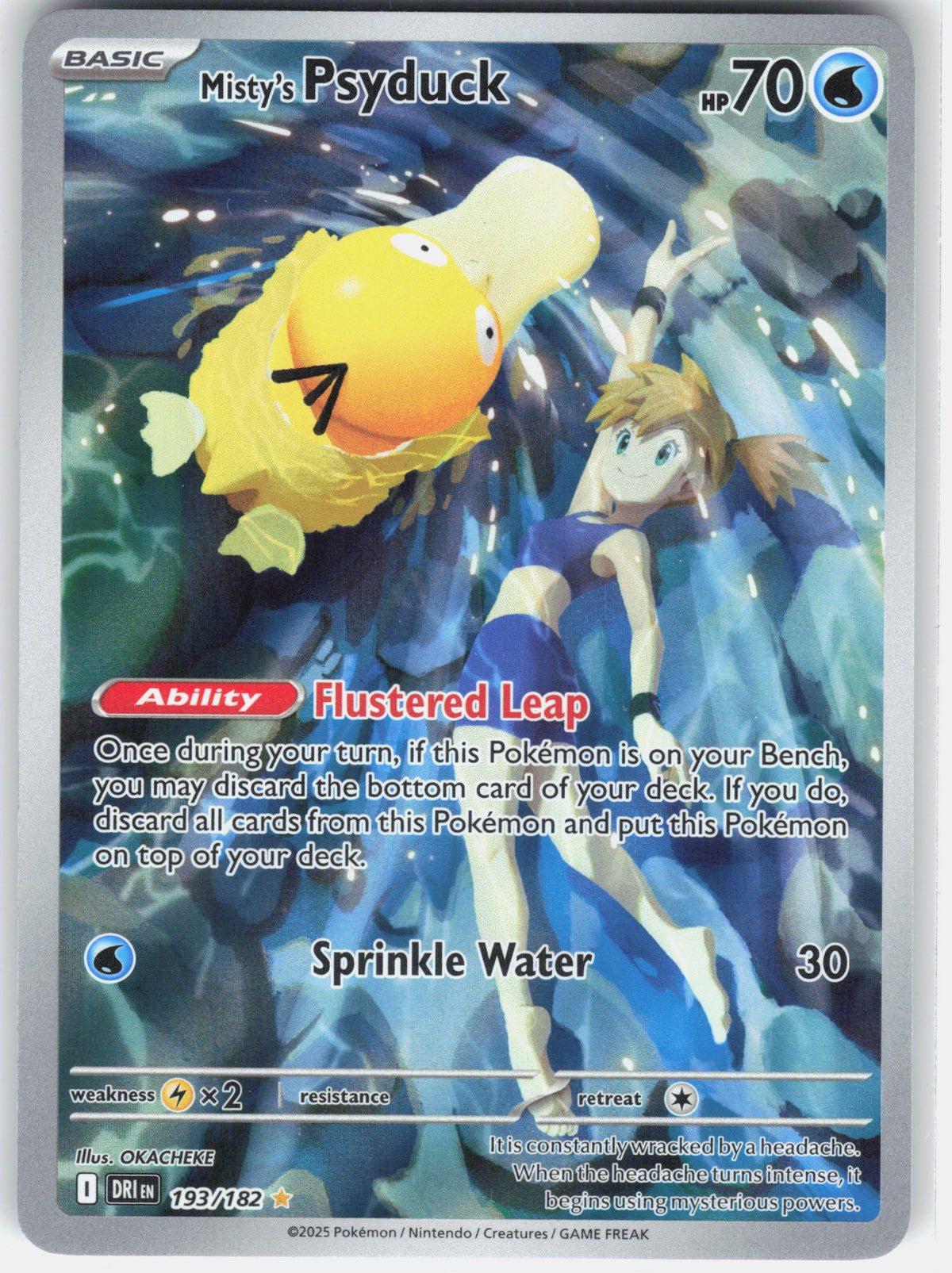 SV10: Destined Rivals #193/182 Misty's Psyduck