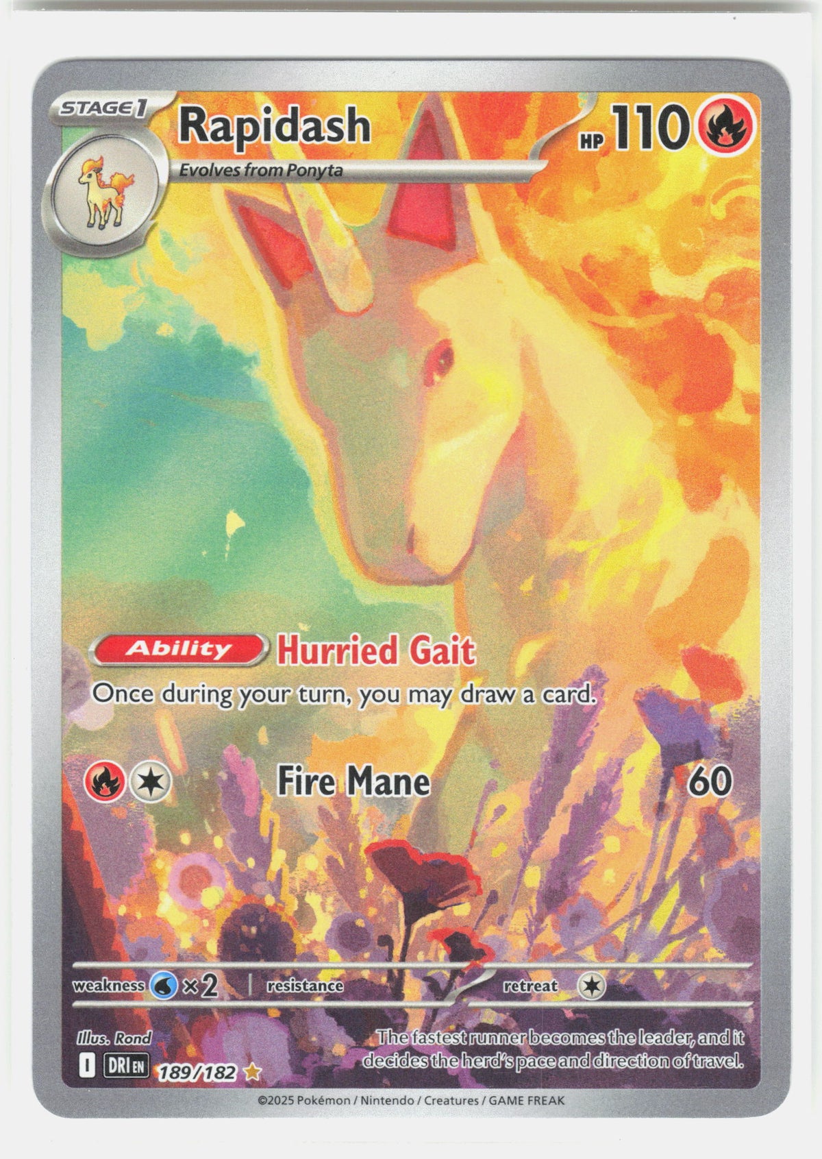 SV10: Destined Rivals #189/182 Rapidash