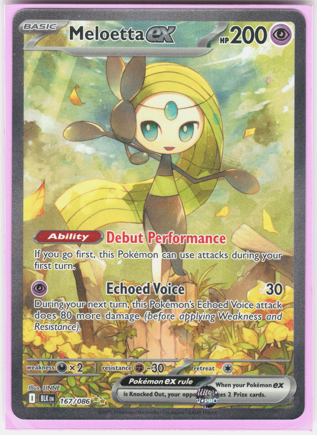 SV: Black Bolt #167/086 Meloetta ex