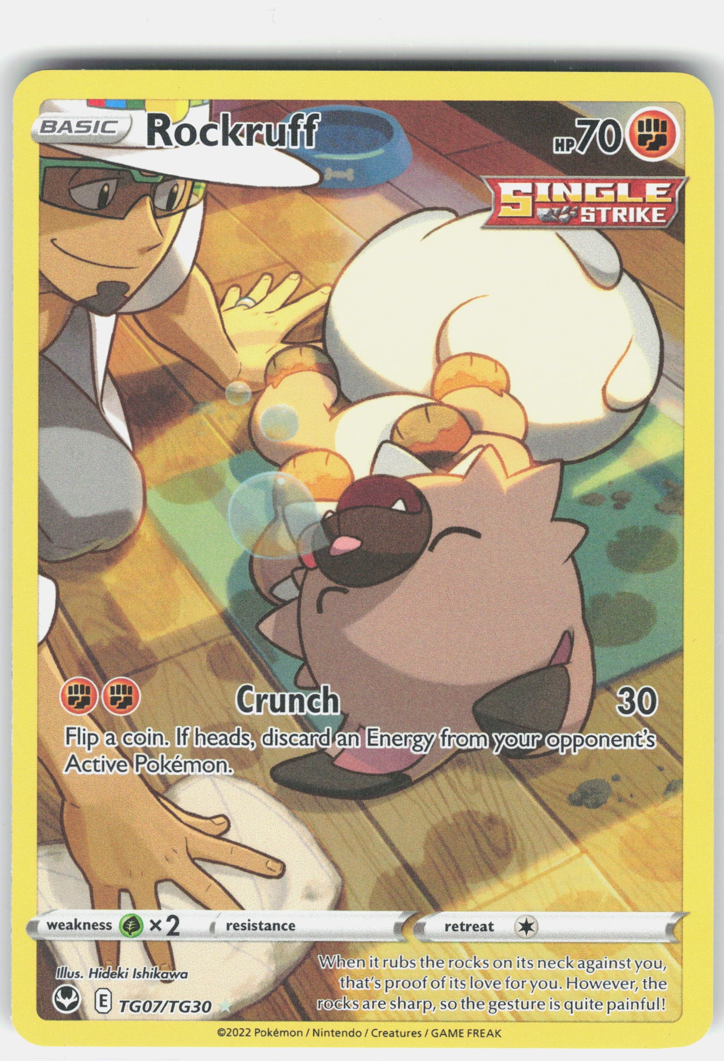 SWSH12: Silver Tempest Trainer Gallery #TG07/TG30 Rockruff