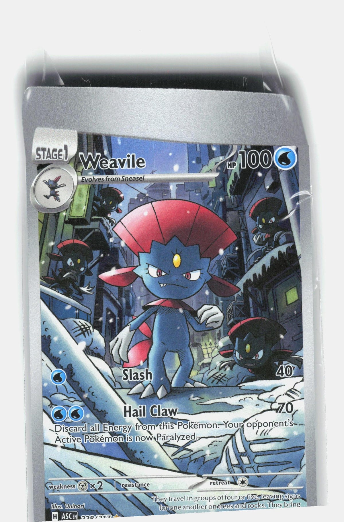 ME: Ascended Heroes #228/217 Weavile