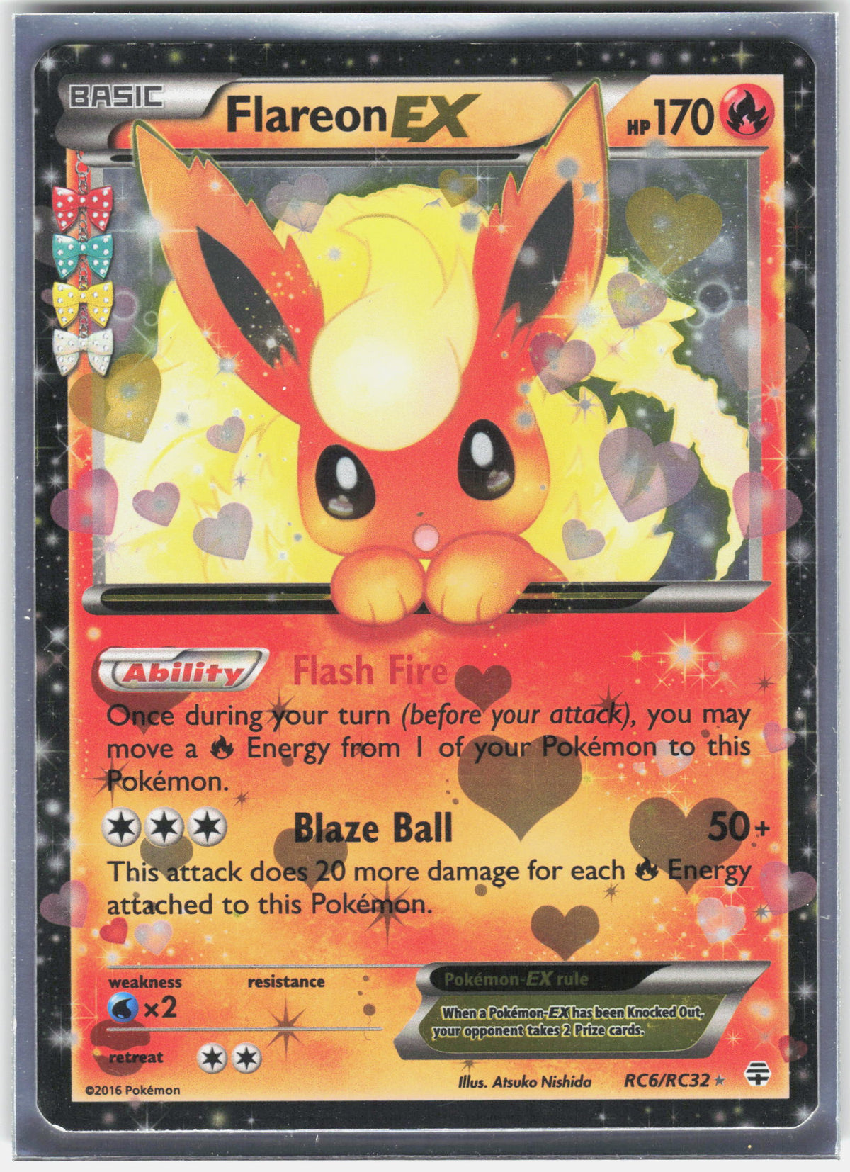 Generations: Radiant Collection #RC6/RC32 Flareon EX