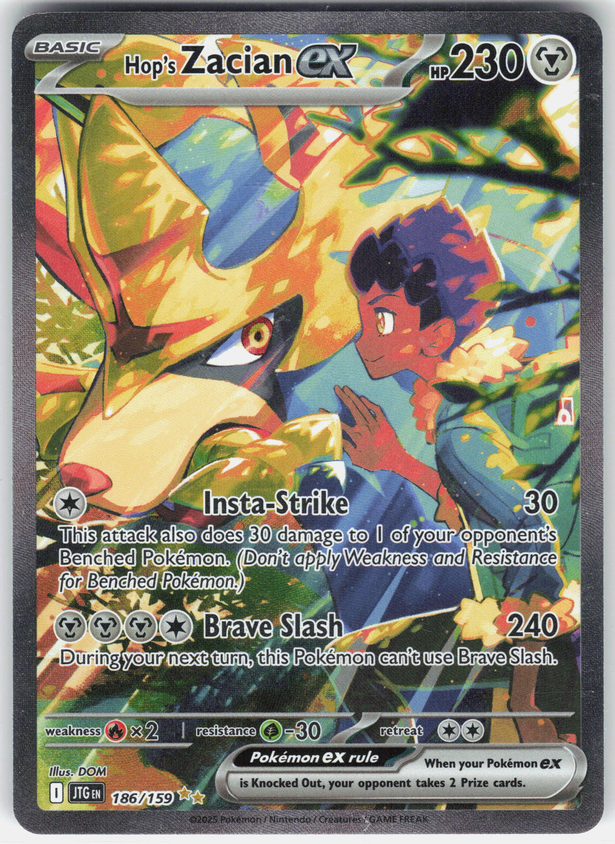 SV09: Journey Together #186/159 Hop's Zacian ex