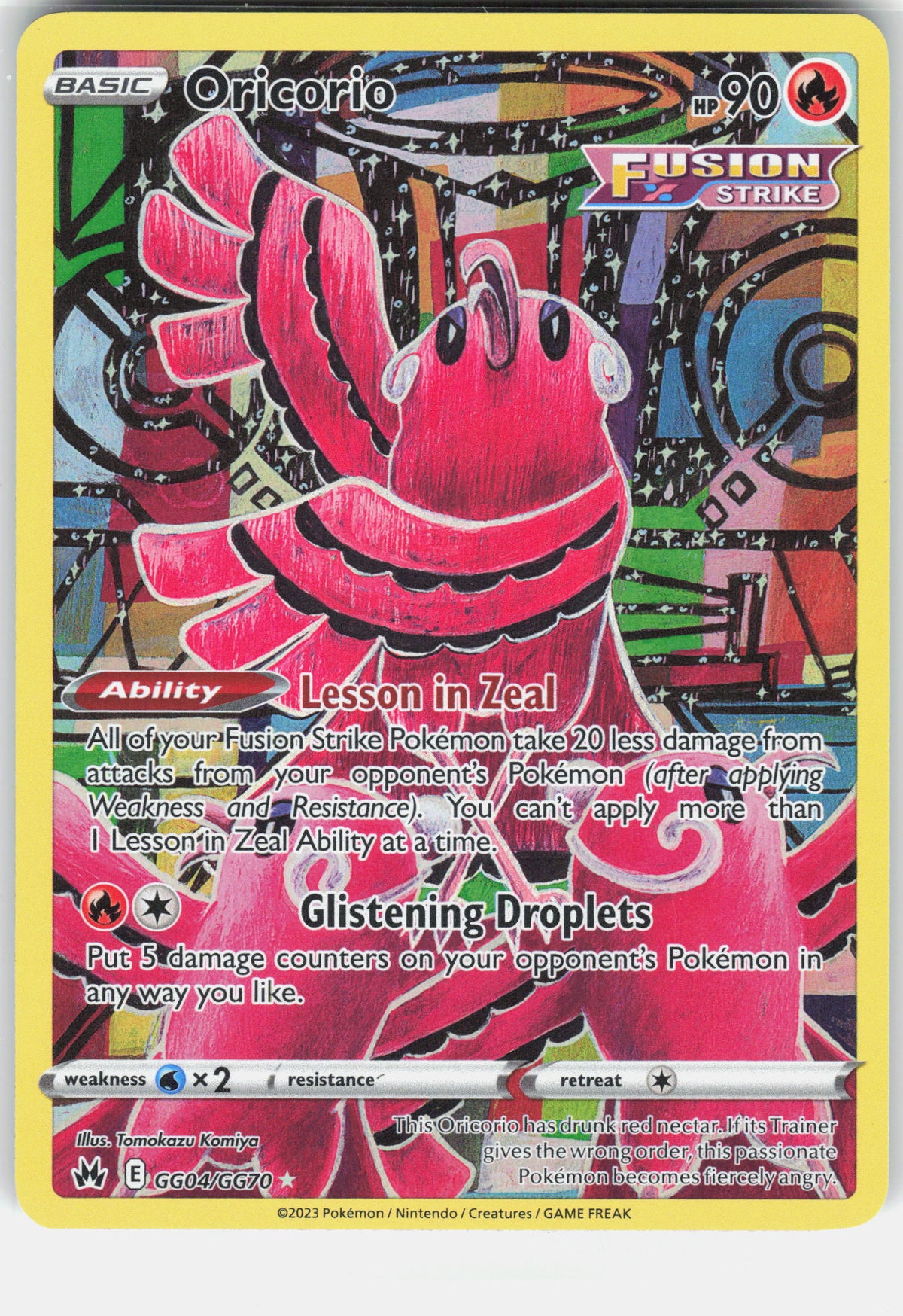SWSH: Crown Zenith: Galarian Gallery #GG04/GG70 Oricorio