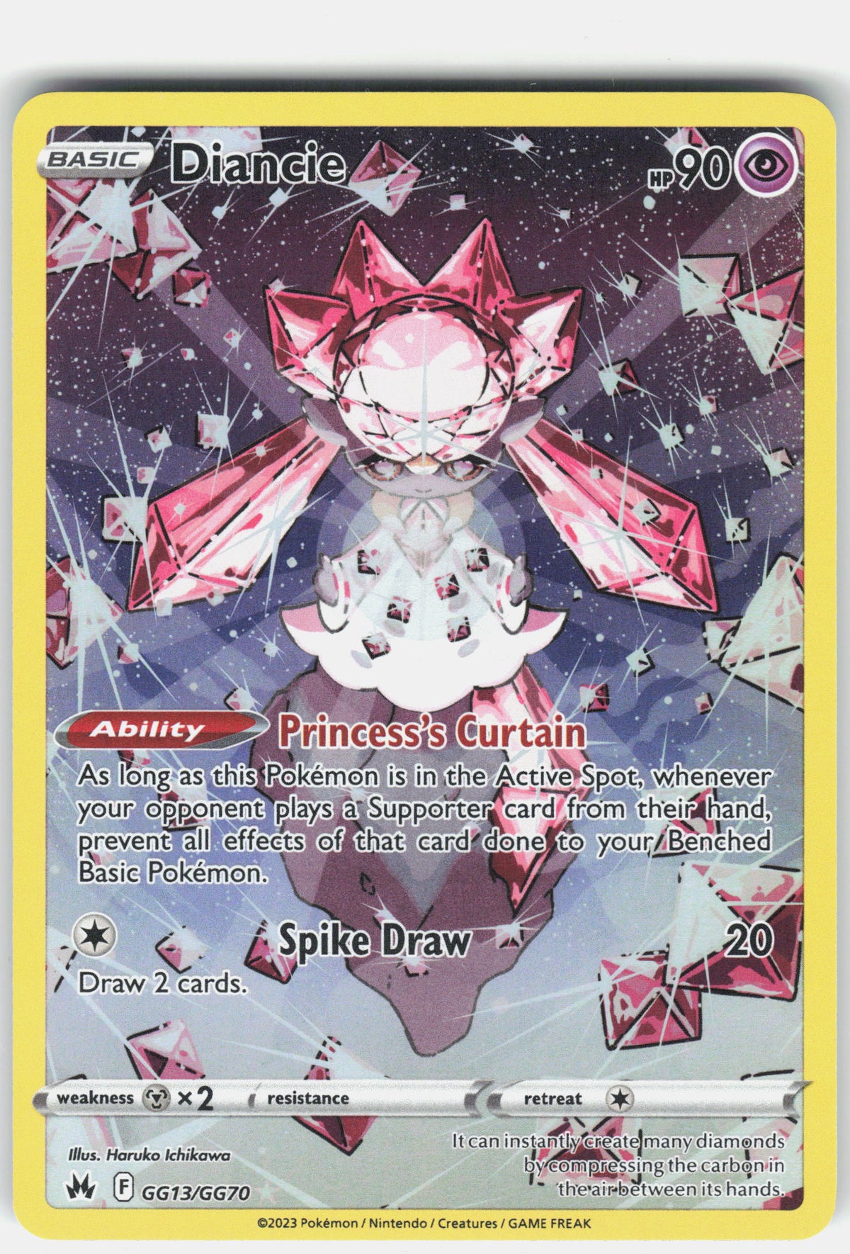 SWSH: Crown Zenith: Galarian Gallery #GG13/GG70 Diancie