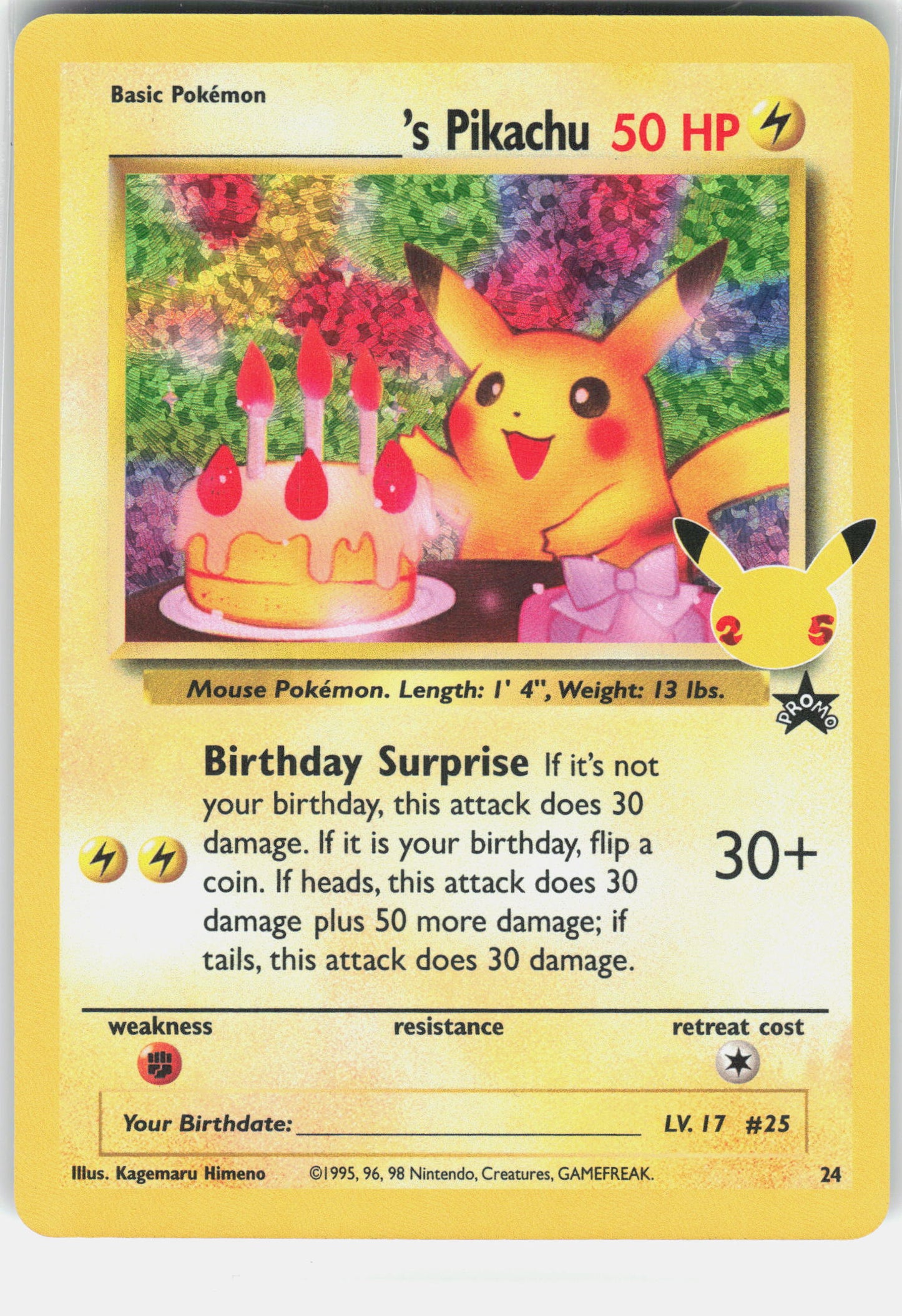 Celebrations: Classic Collection #24/53 ______'s Pikachu