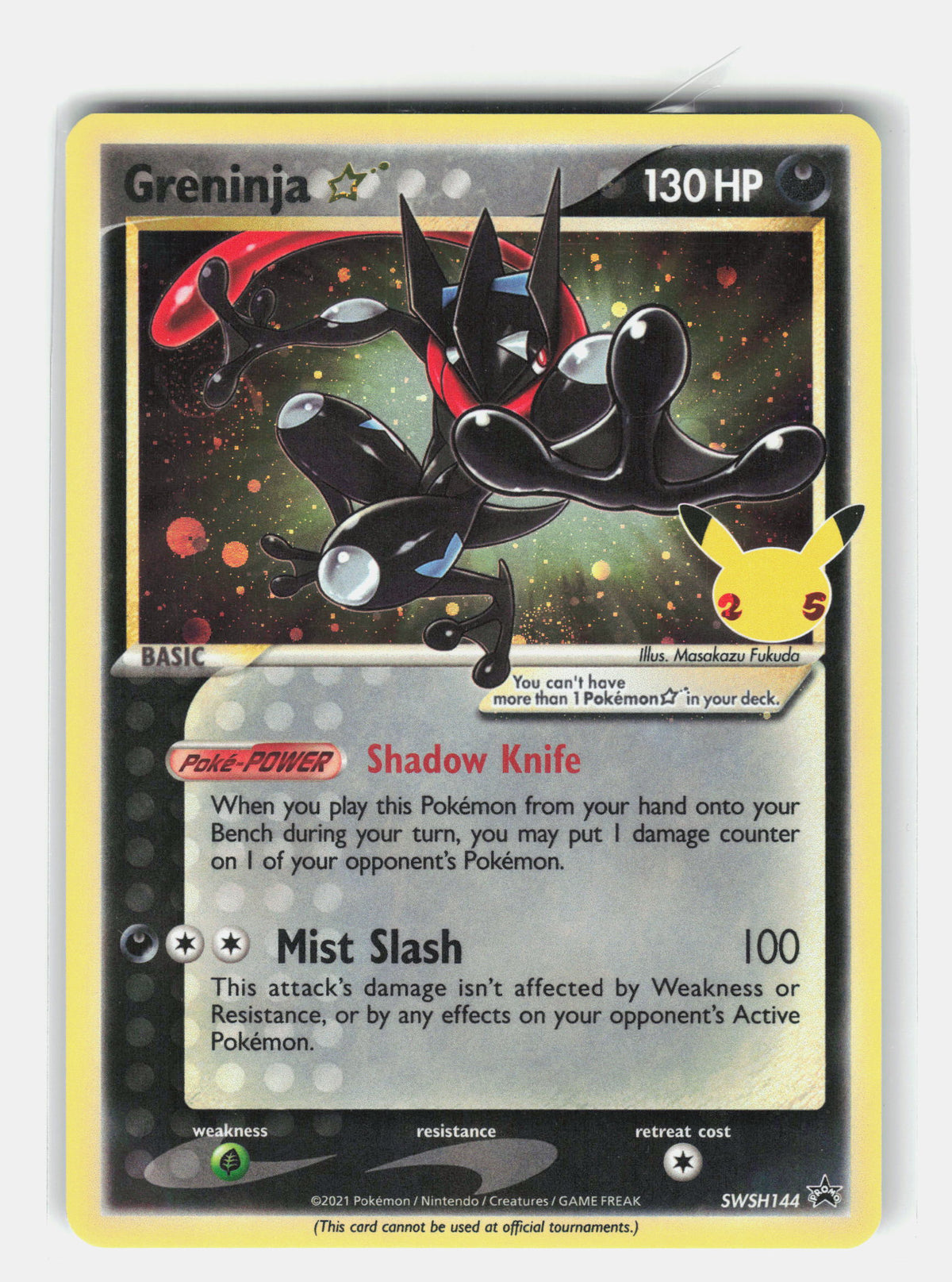 SWSH: Sword & Shield Promo Cards #SWSH144 Greninja Star