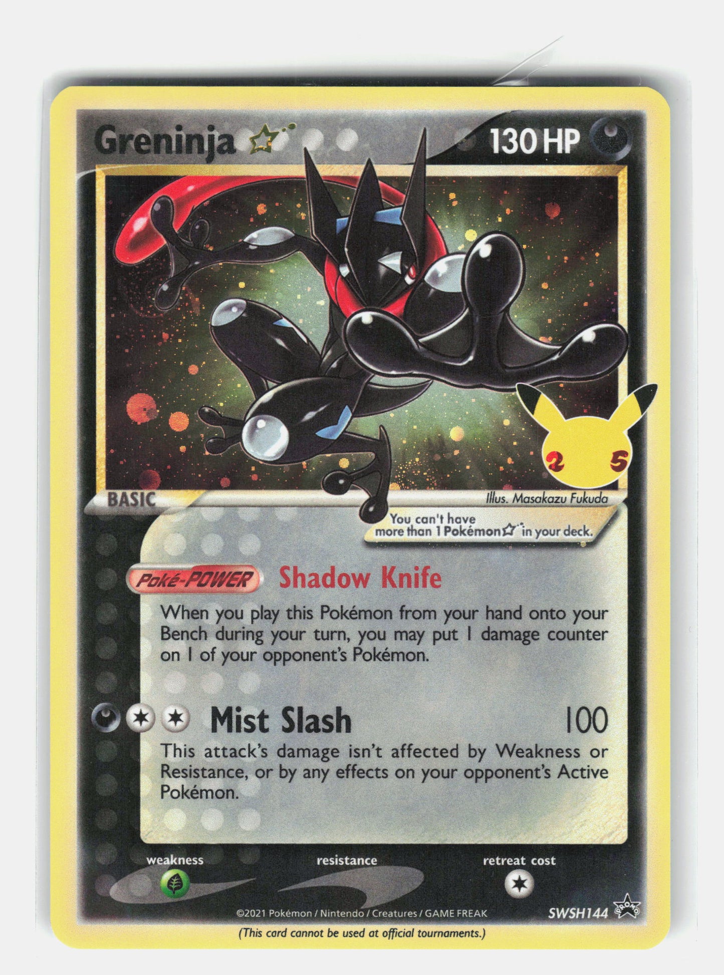 SWSH: Sword & Shield Promo Cards #SWSH144 Greninja Star