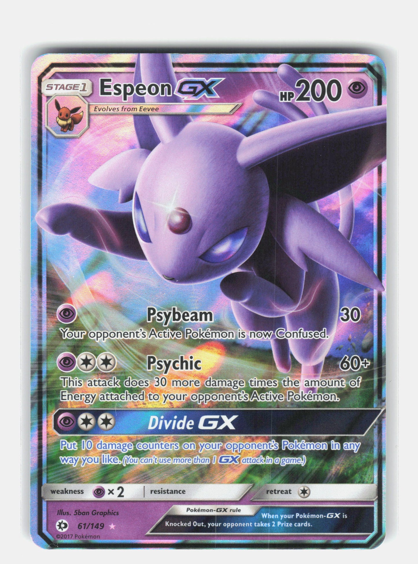 SM Base Set #61/149 Espeon GX