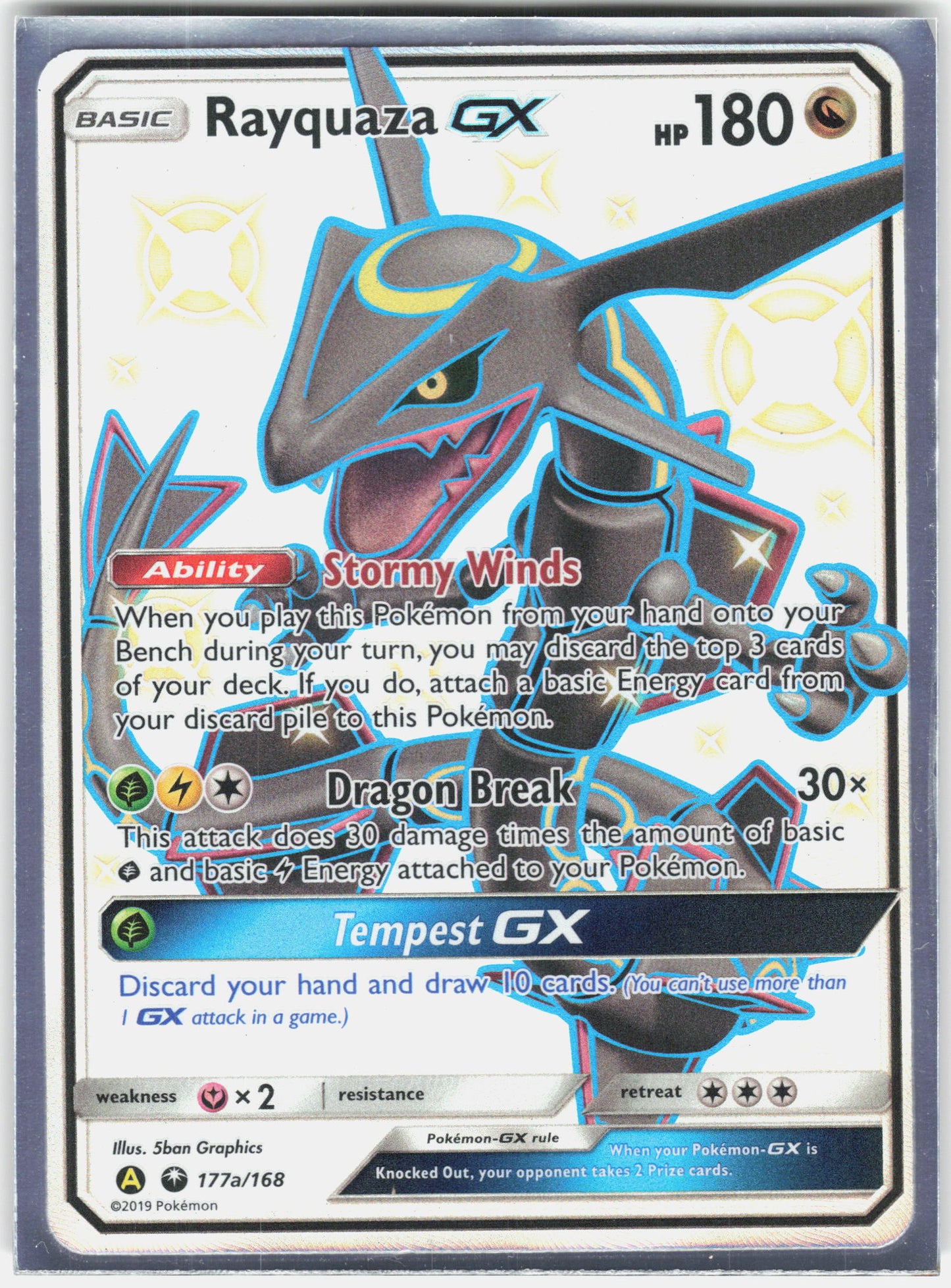 Alternate Art Promos #177a/168 Rayquaza GX