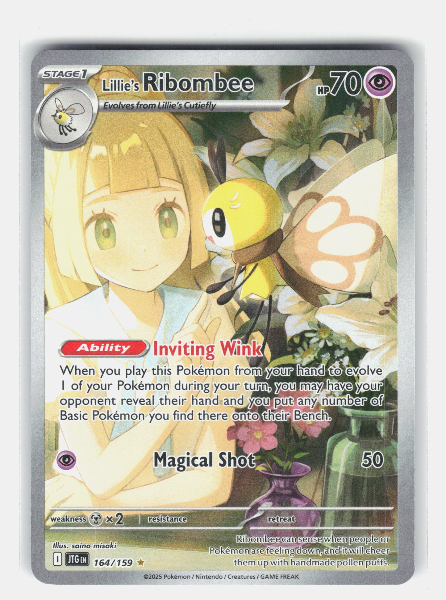 SV09: Journey Together #164/159 Lillie's Ribombee