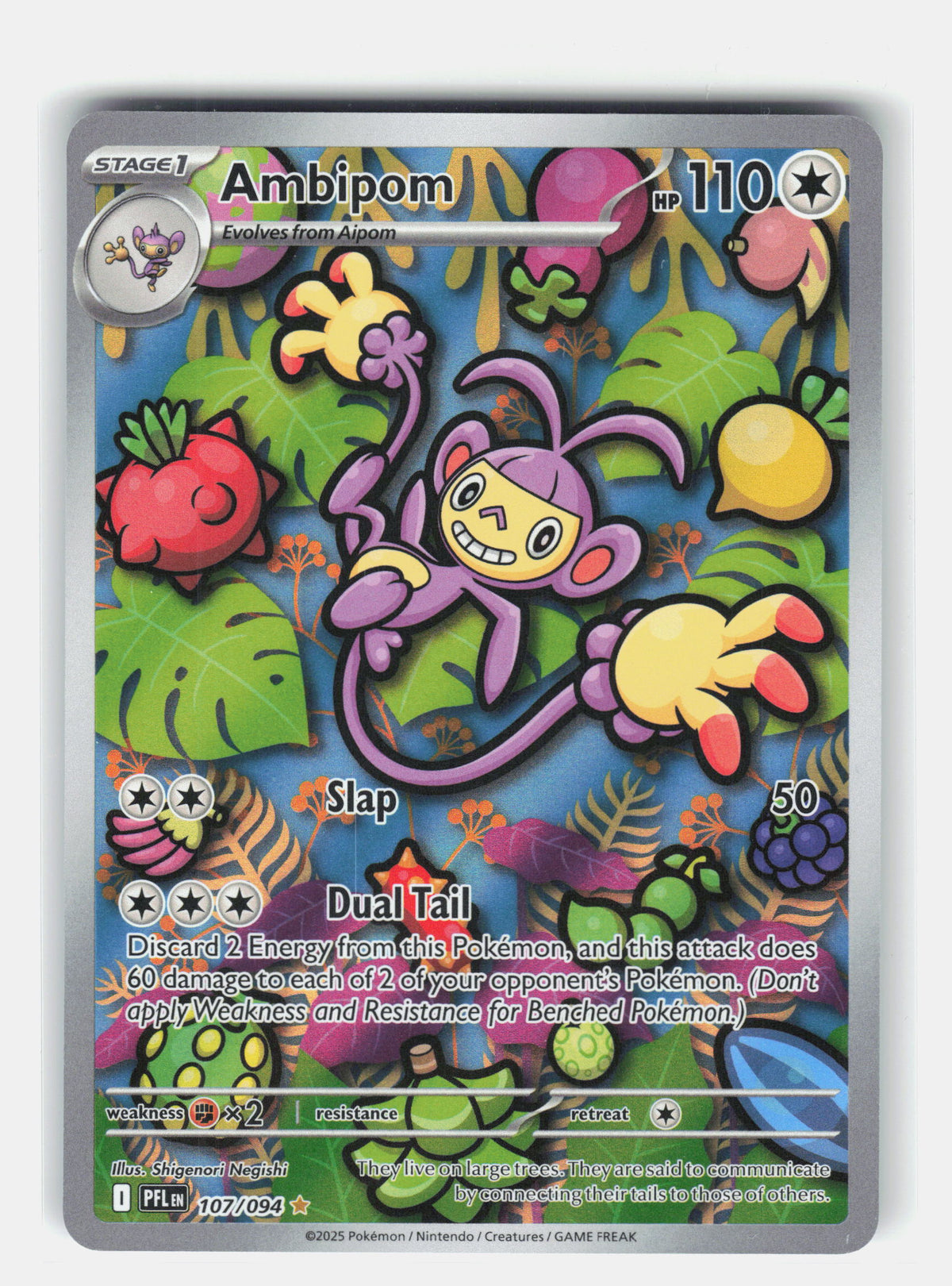 ME02: Phantasmal Flames #107/094 Ambipom