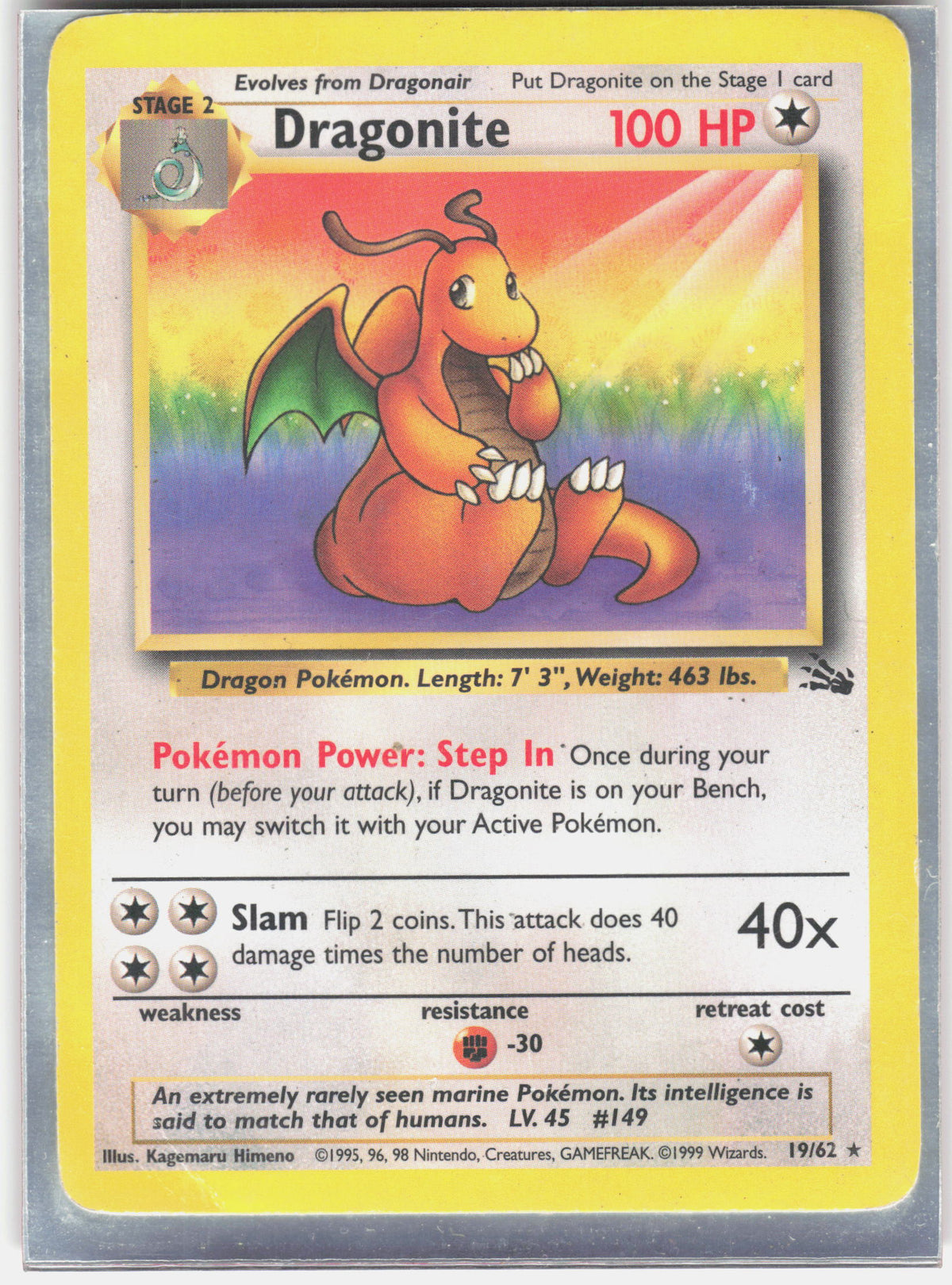 Fossil #19/62 Dragonite (19)