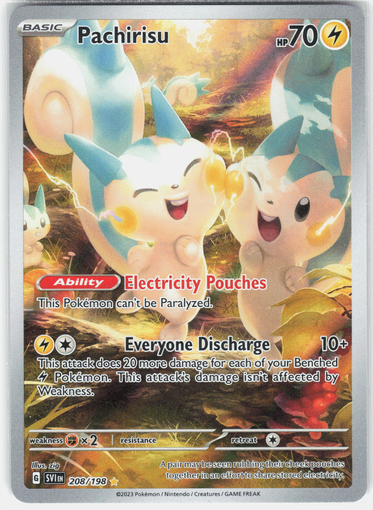 SV01: Scarlet & Violet Base Set #208/198 Pachirisu