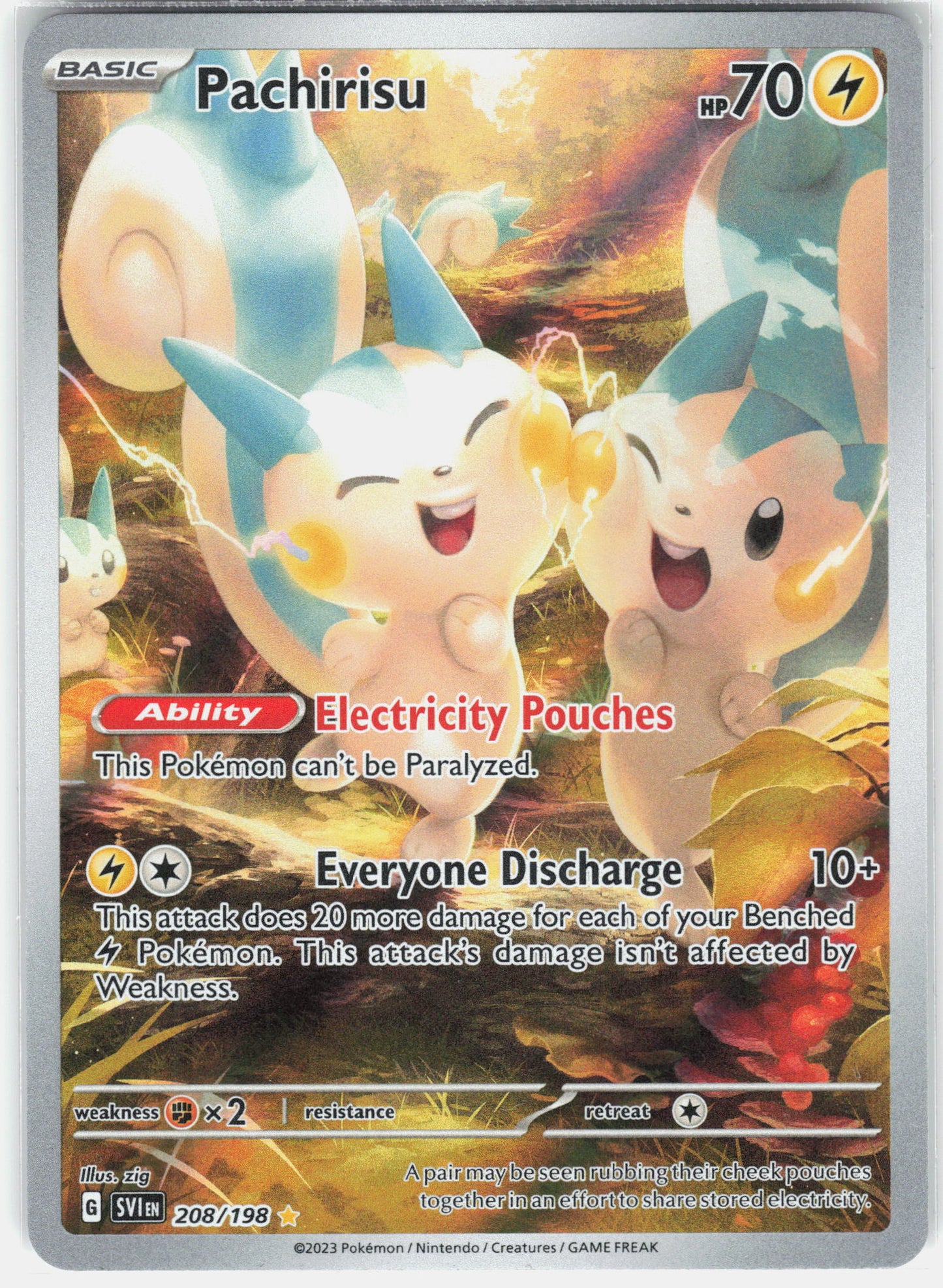 SV01: Scarlet & Violet Base Set #208/198 Pachirisu
