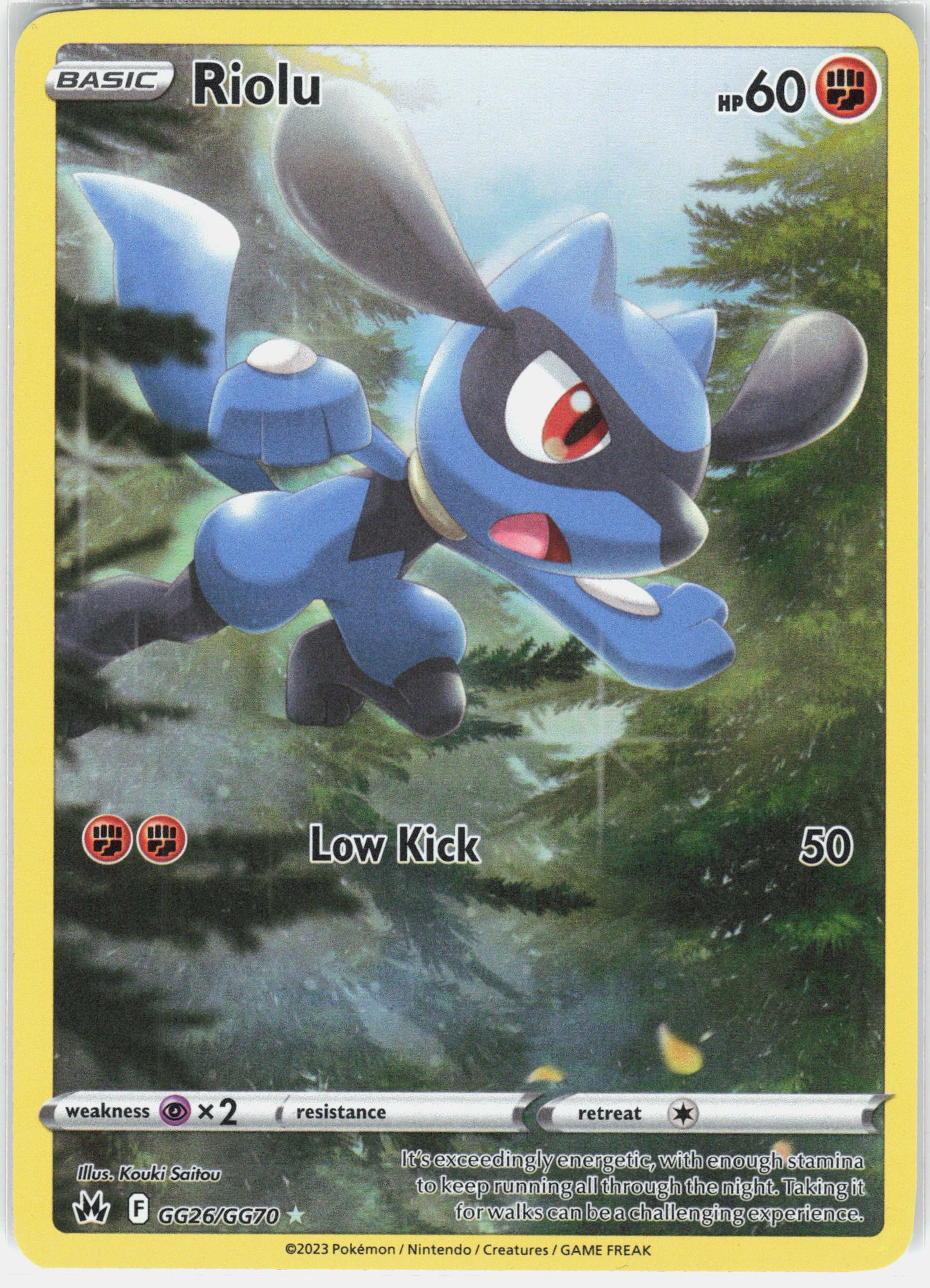 SWSH: Crown Zenith: Galarian Gallery #GG26/GG70 Riolu