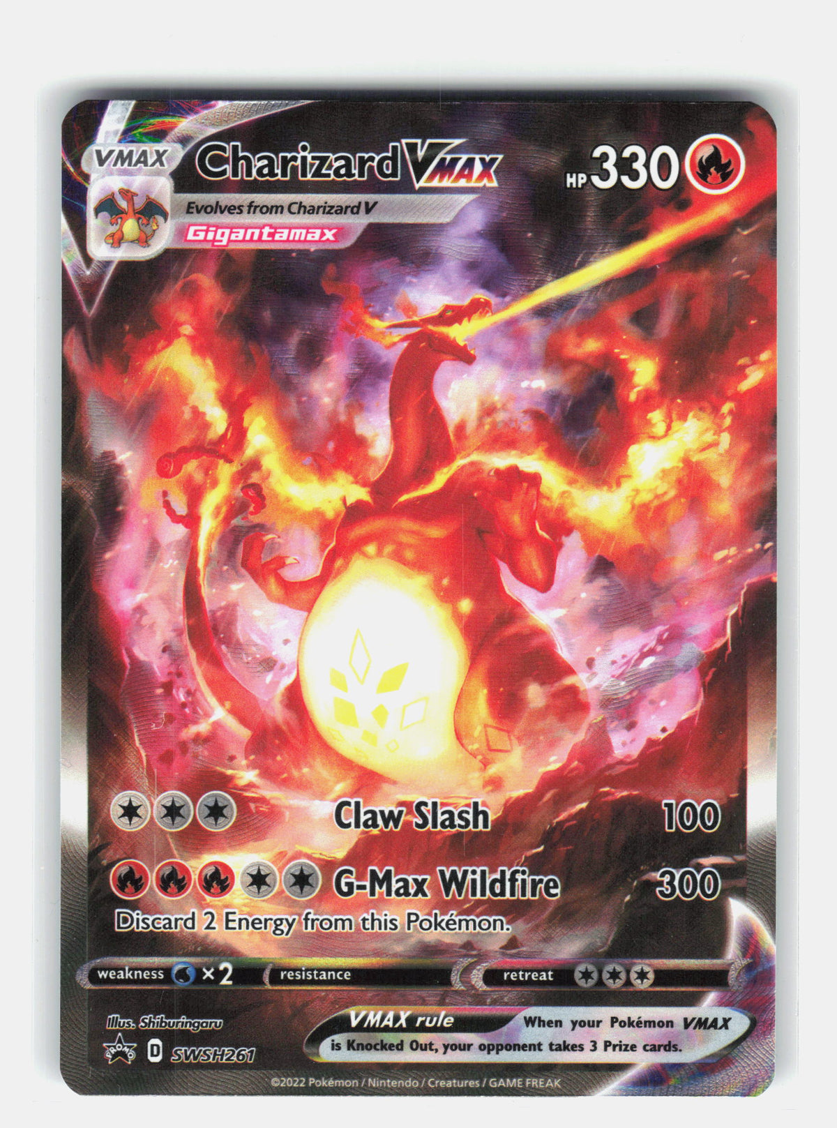 SWSH: Sword & Shield Promo Cards #SWSH261 Charizard VMAX