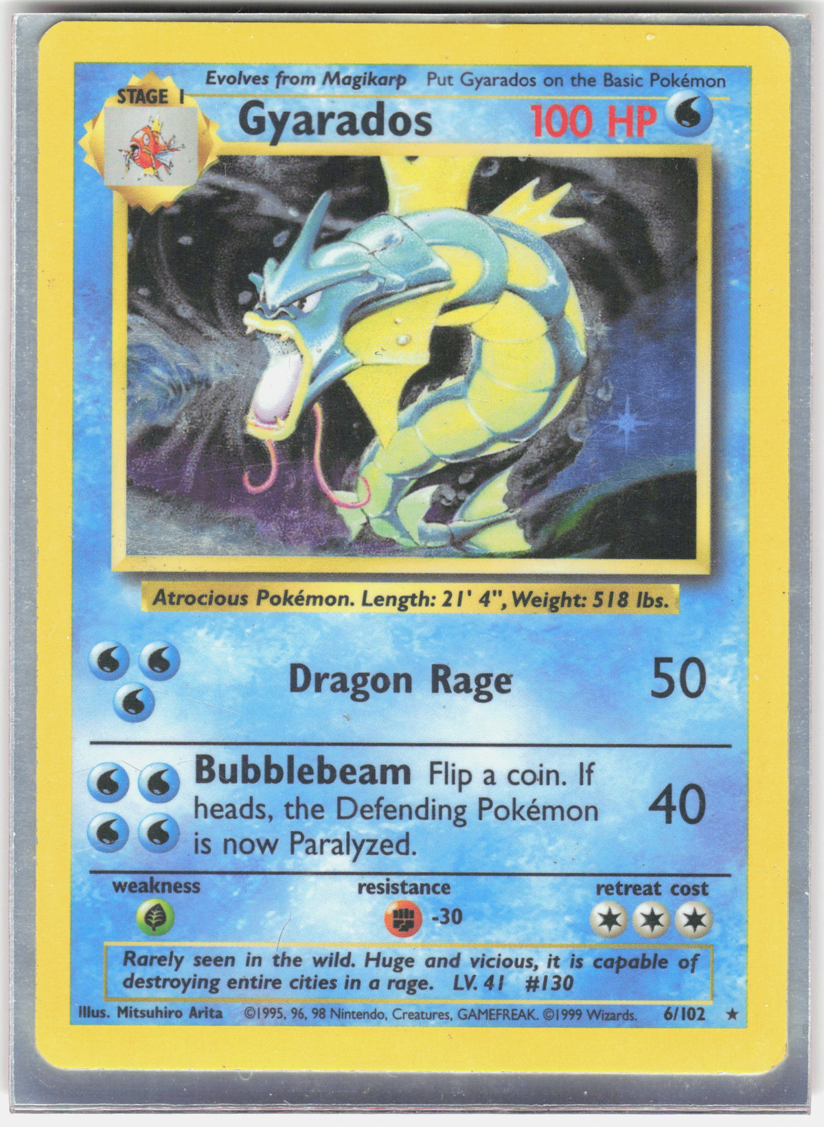 Base Set #006/102 Gyarados