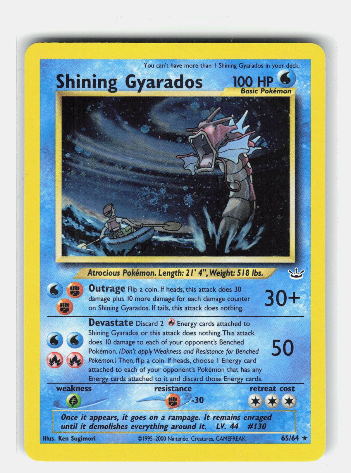 Neo Revelation #65/64 Shining Gyarados