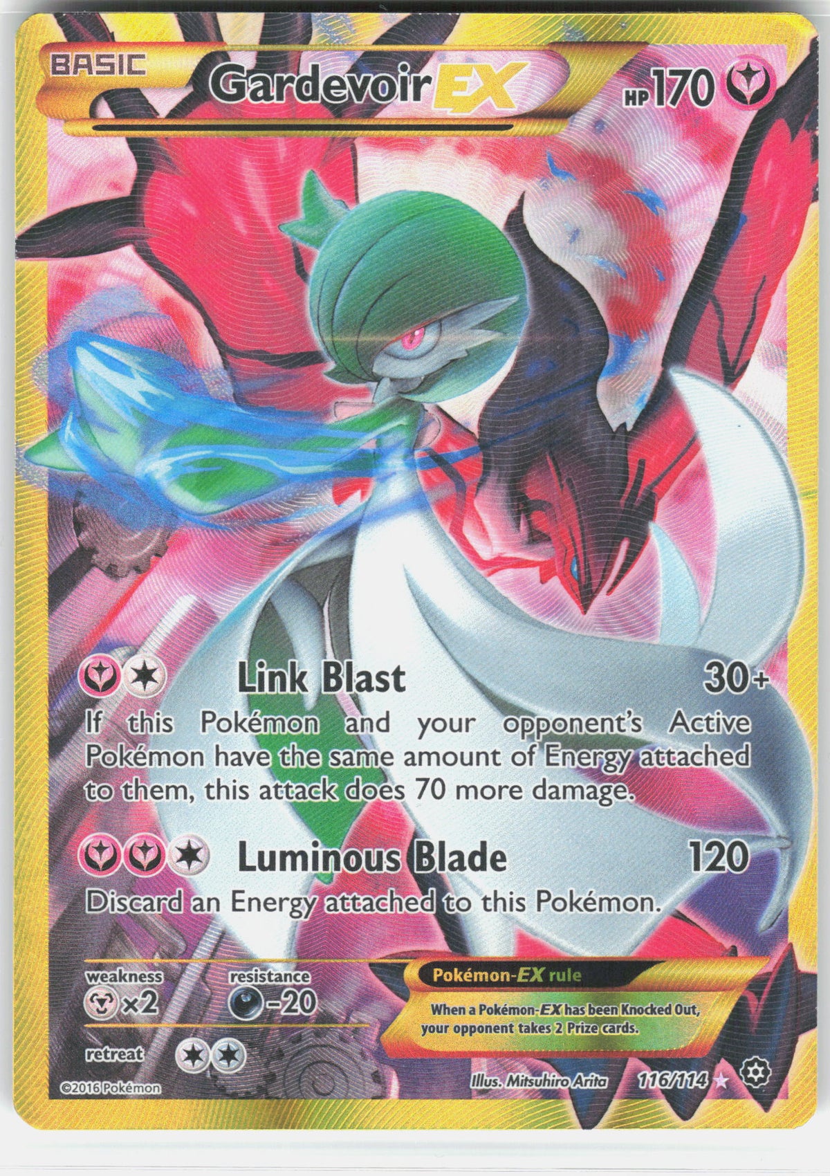 XY - Steam Siege #116/114 Gardevoir EX (Secret)