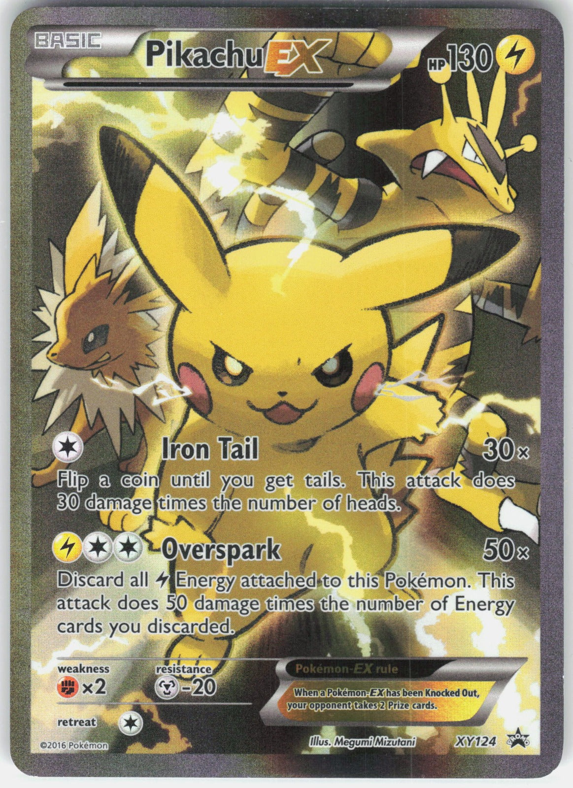 Pikachu EX Holo Promo XY Promos XY124 NM